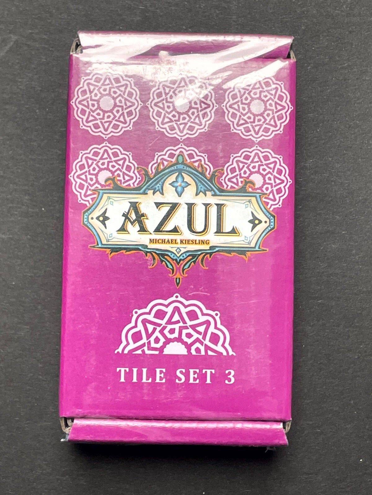 Azul – Collector’s Tile Set – Set of 3 Magenta – Promo Tile Tiles Pink Rose