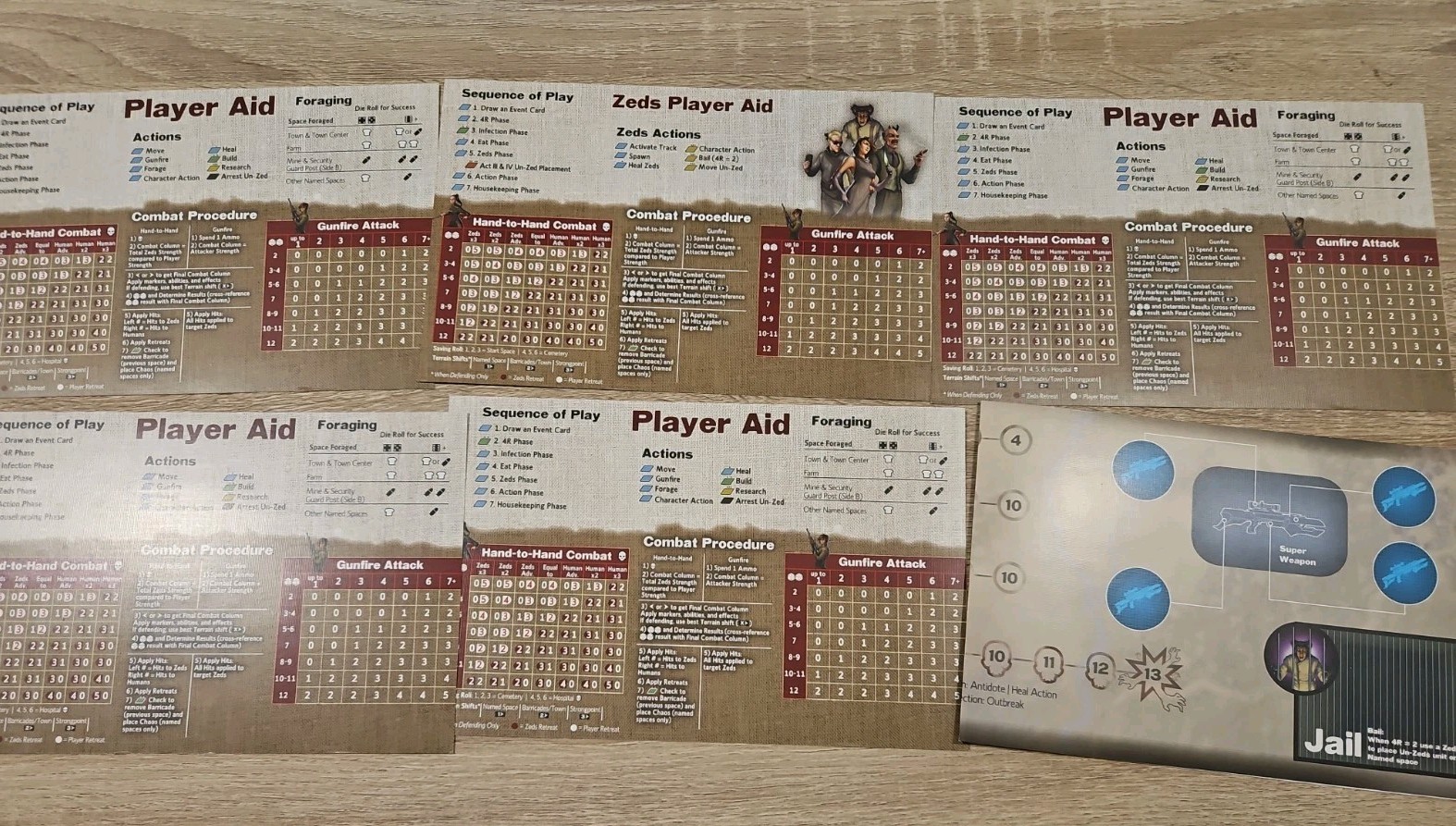 Dawn of the Zeds Board Game 3rd Edition 100% Complete Zombie