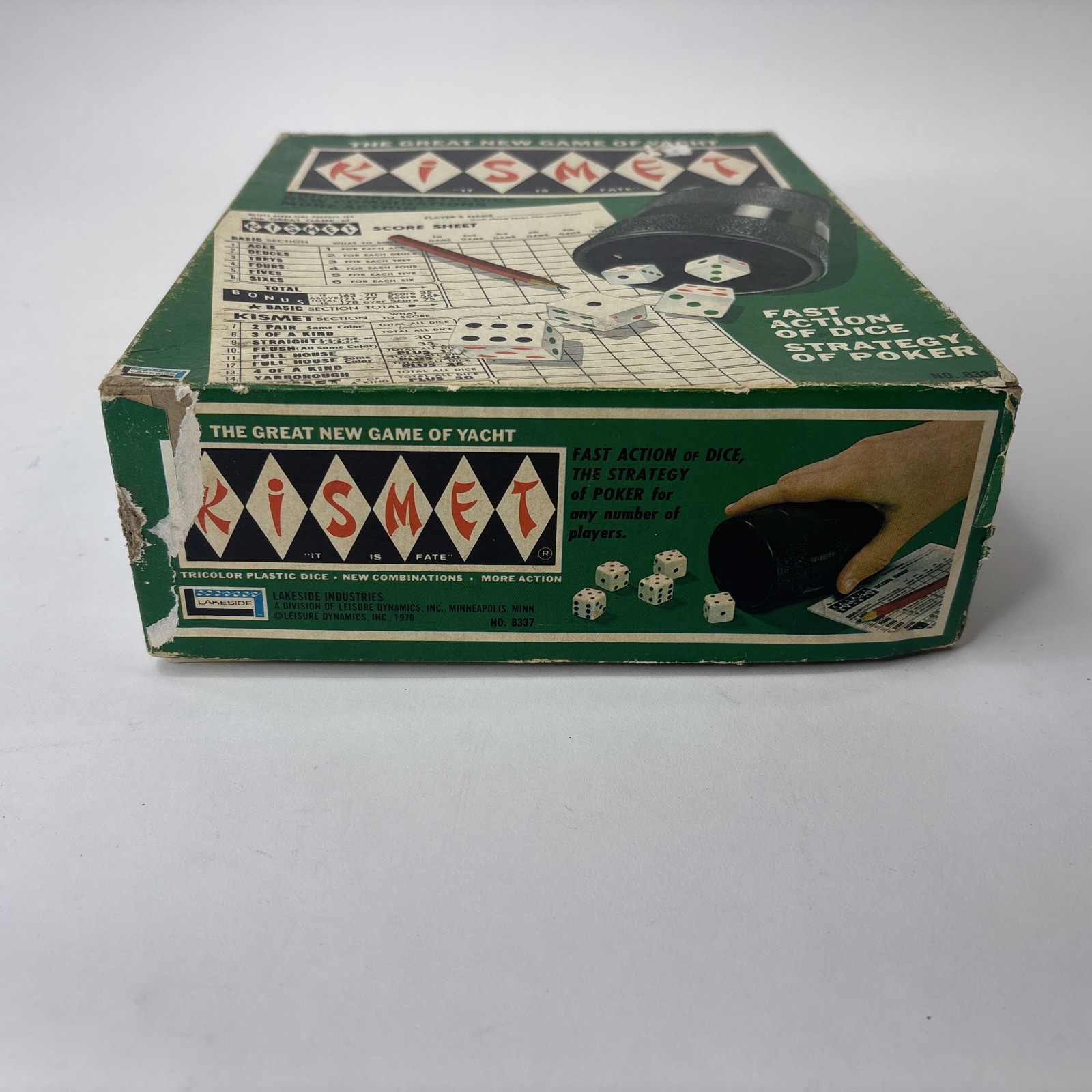 Vintage Kismet Game from 1964 BOX ONLY