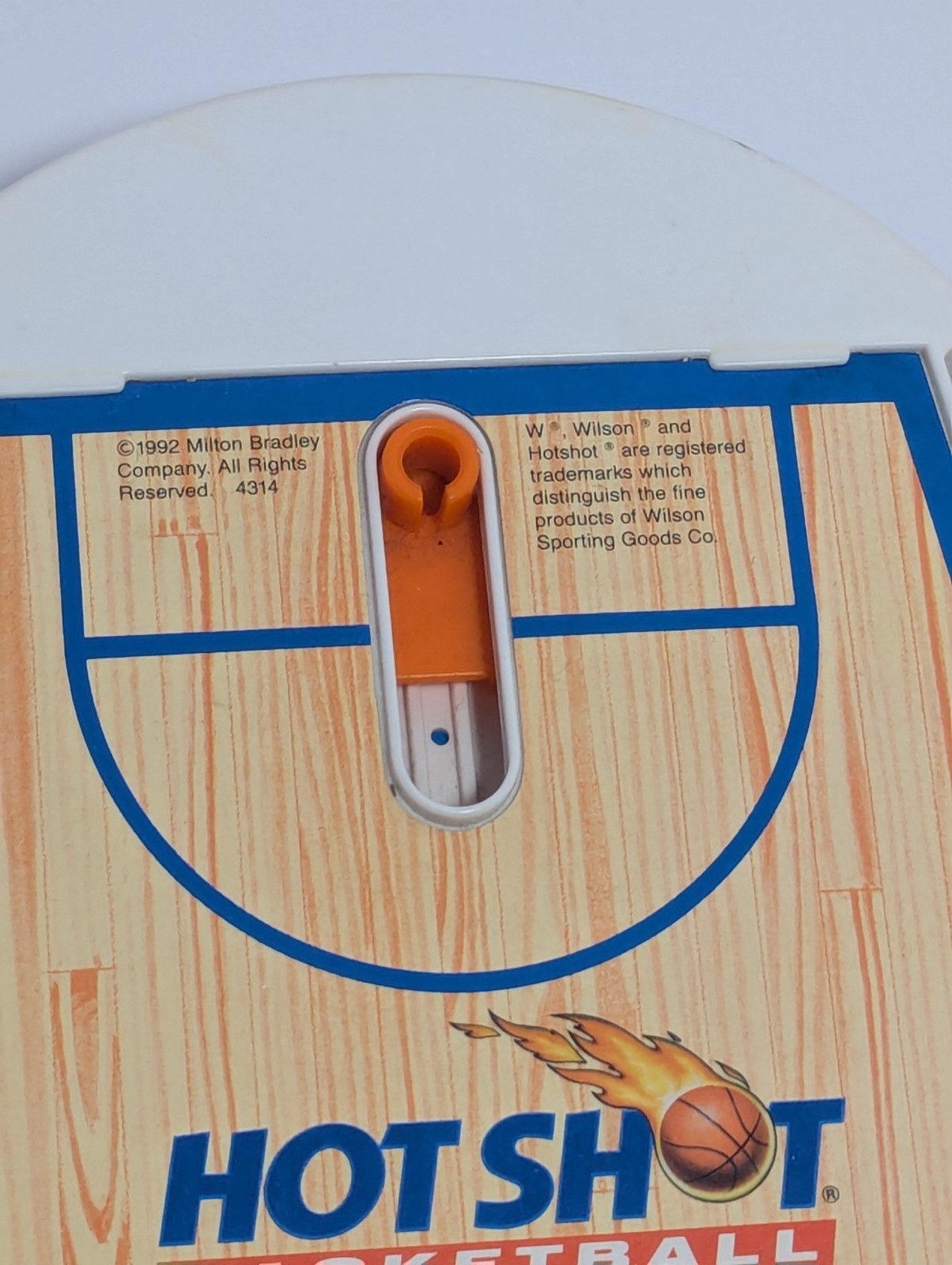 Vintage 1992 Milton Bradley Travel Hot Shot Basketball Game – Works!