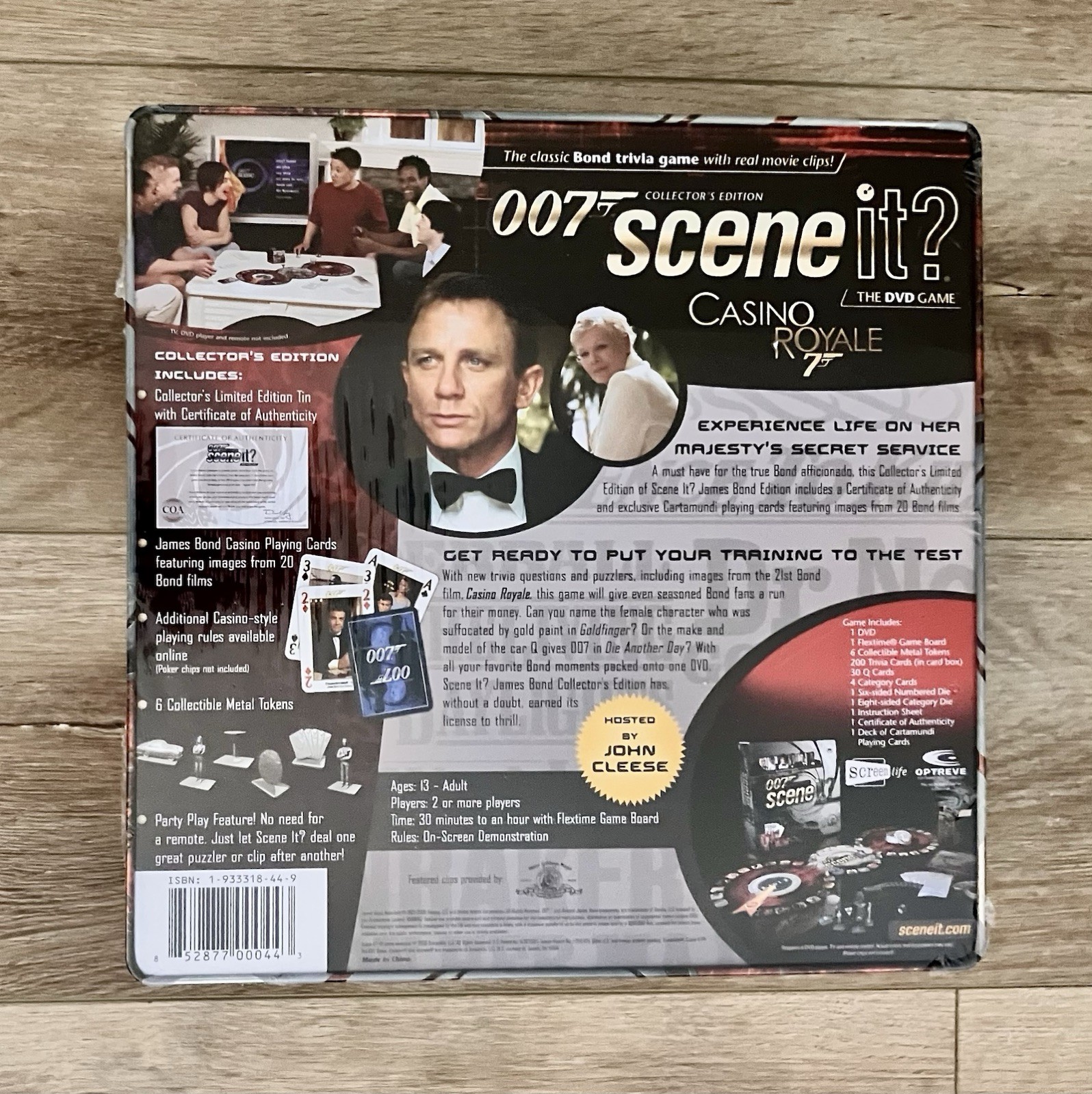 Scene It 007 James Bond Collectors Edition Tin DVD Board Game Casino Royale NEW