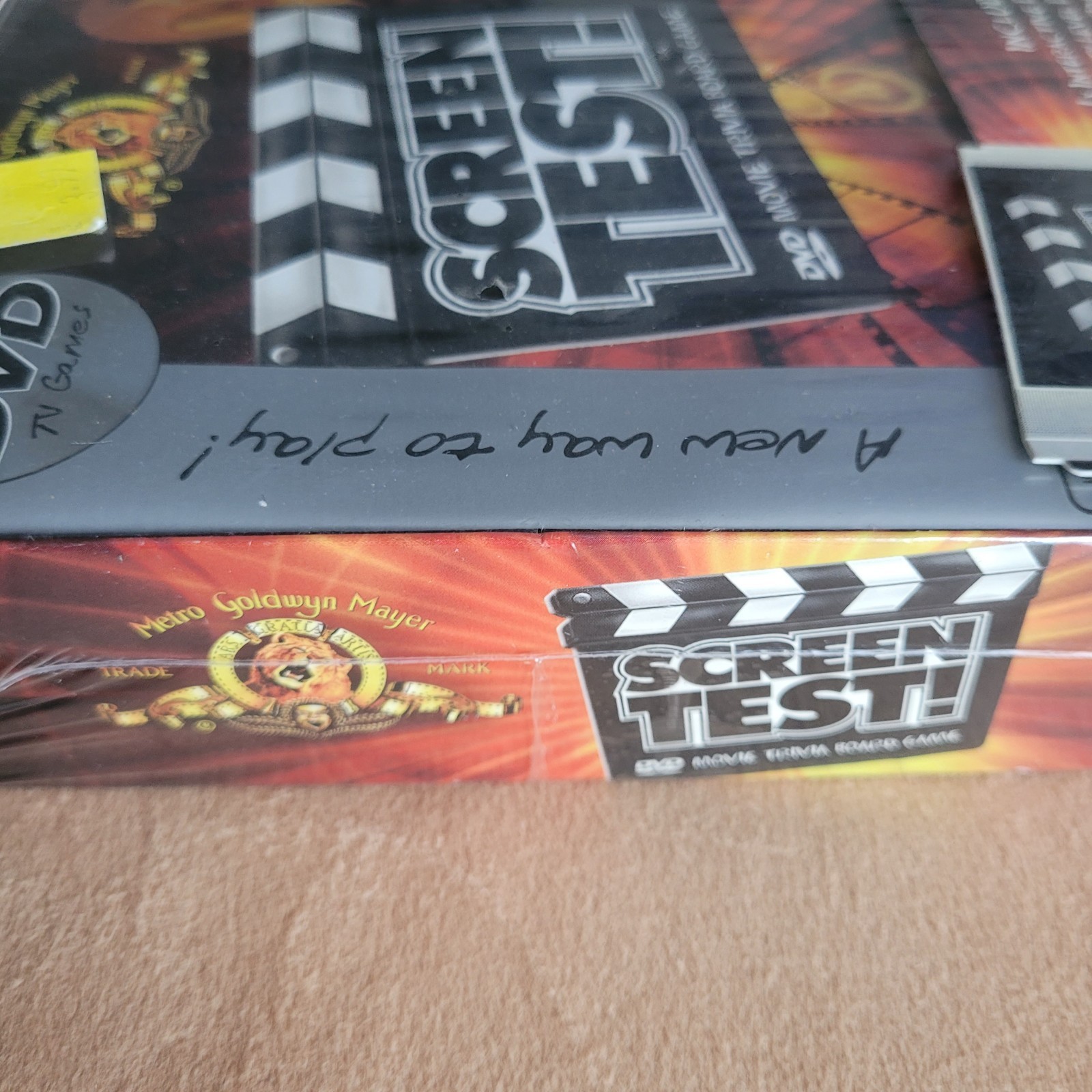 Vintage MGM Screen Test! DVD TV Movie Trivia Board Game 2004 New Sealed Box Y2K