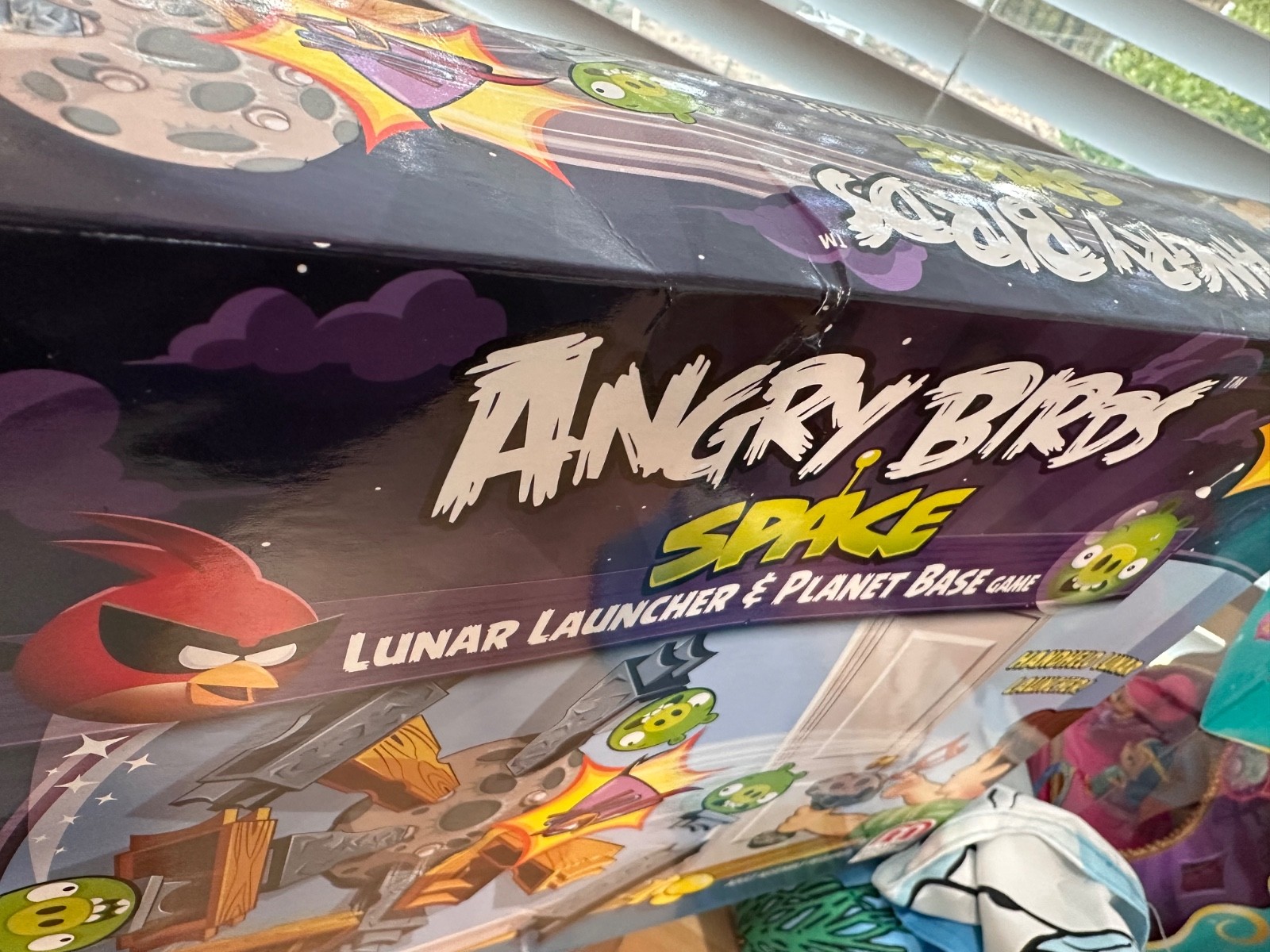 NEW Angry Birds Space Lunar Launcher & Planet Base Game – 2013 Mattel Games