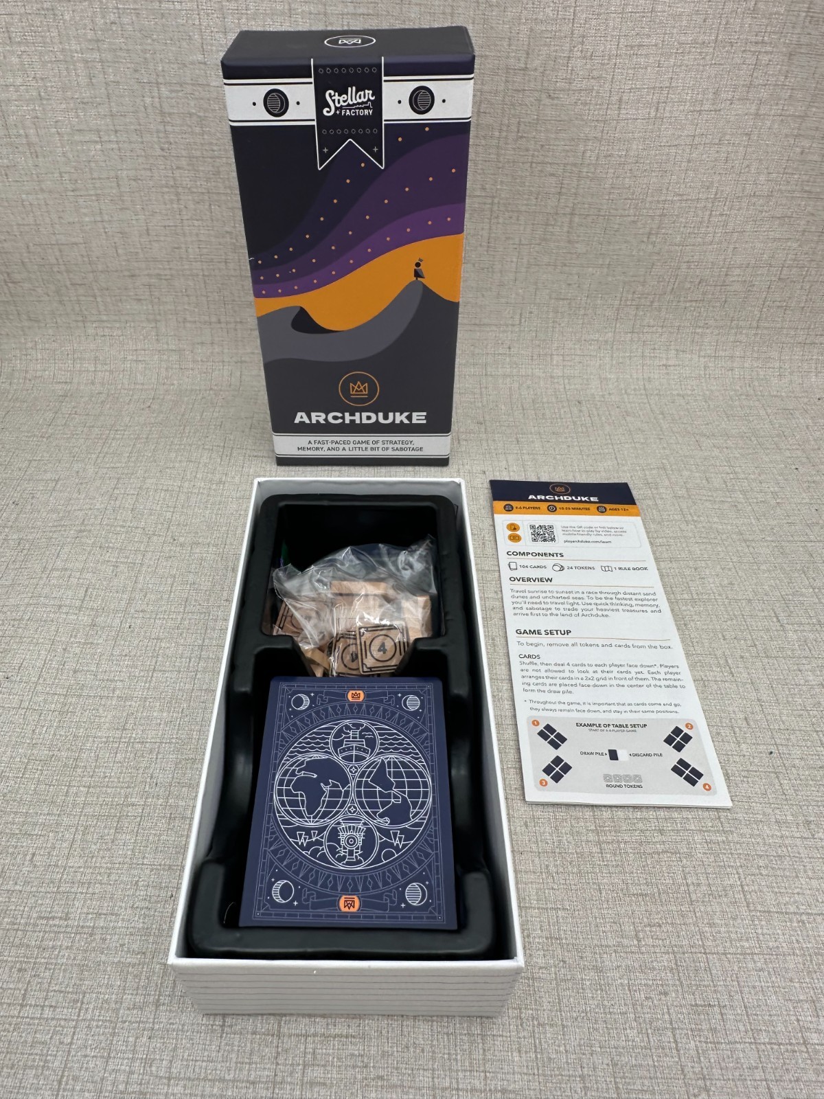 Archduke: A Fast-paced Game of Strategy, Memory, &Sabotage Stellar Factory 2020