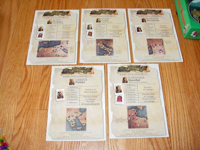 Euro Games – MARE NOSTRUM – Build the Wonders of the World and more – ExNrMt