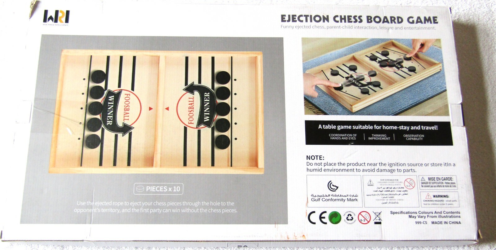 Ejection Toy Chess Game. Hand eye coordination. Force control.