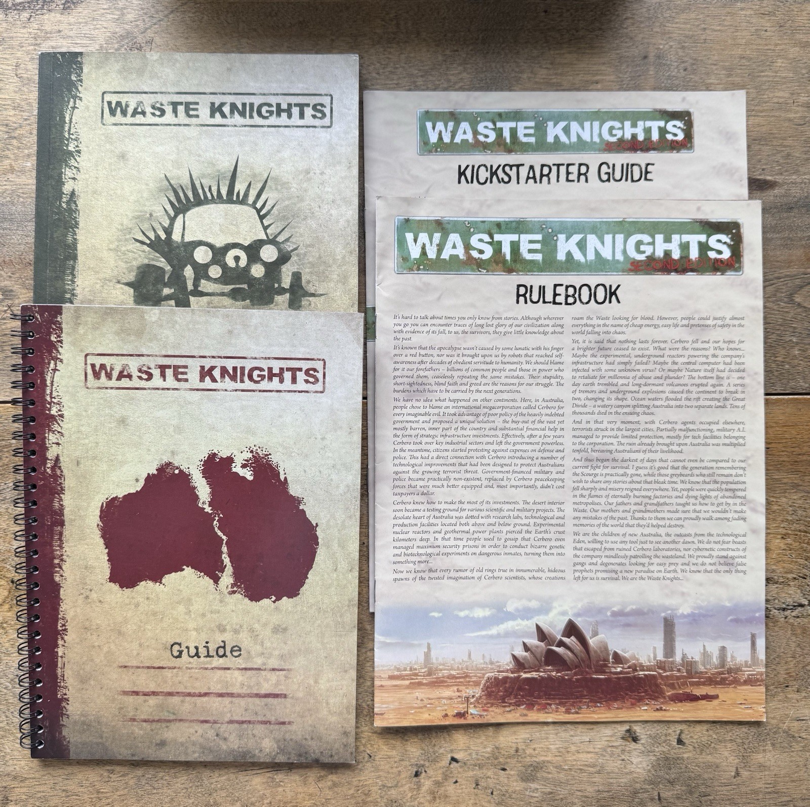 Waste Knights Board Game 2nd Ed Post-Apocalypse Australia