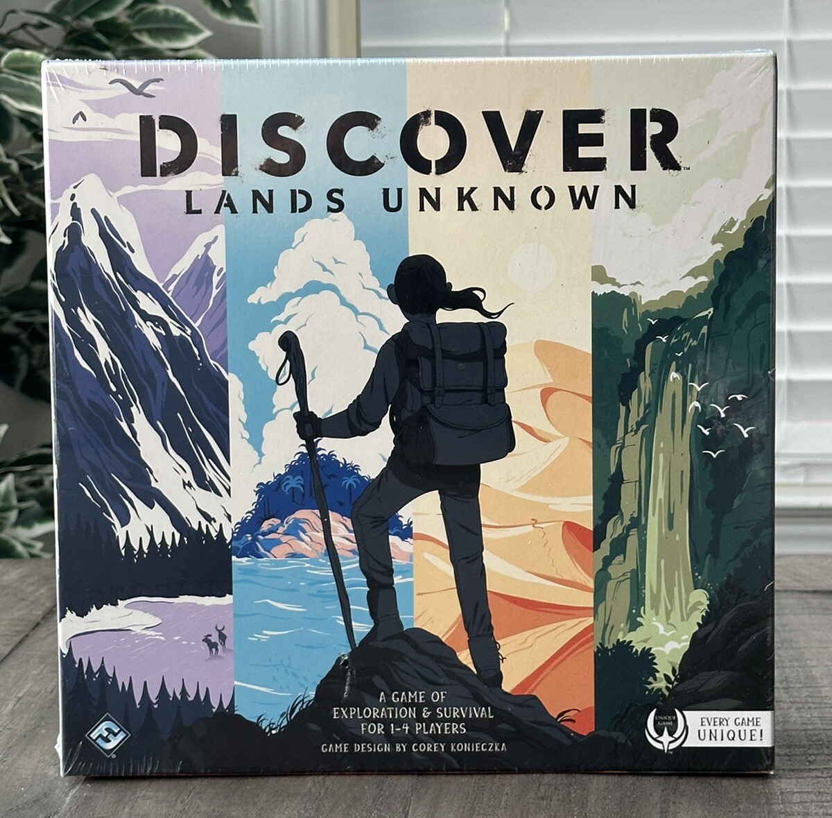 Discover Lands Unknown Board Game – A Game of Exploration & Survival, 1 – 4 Play