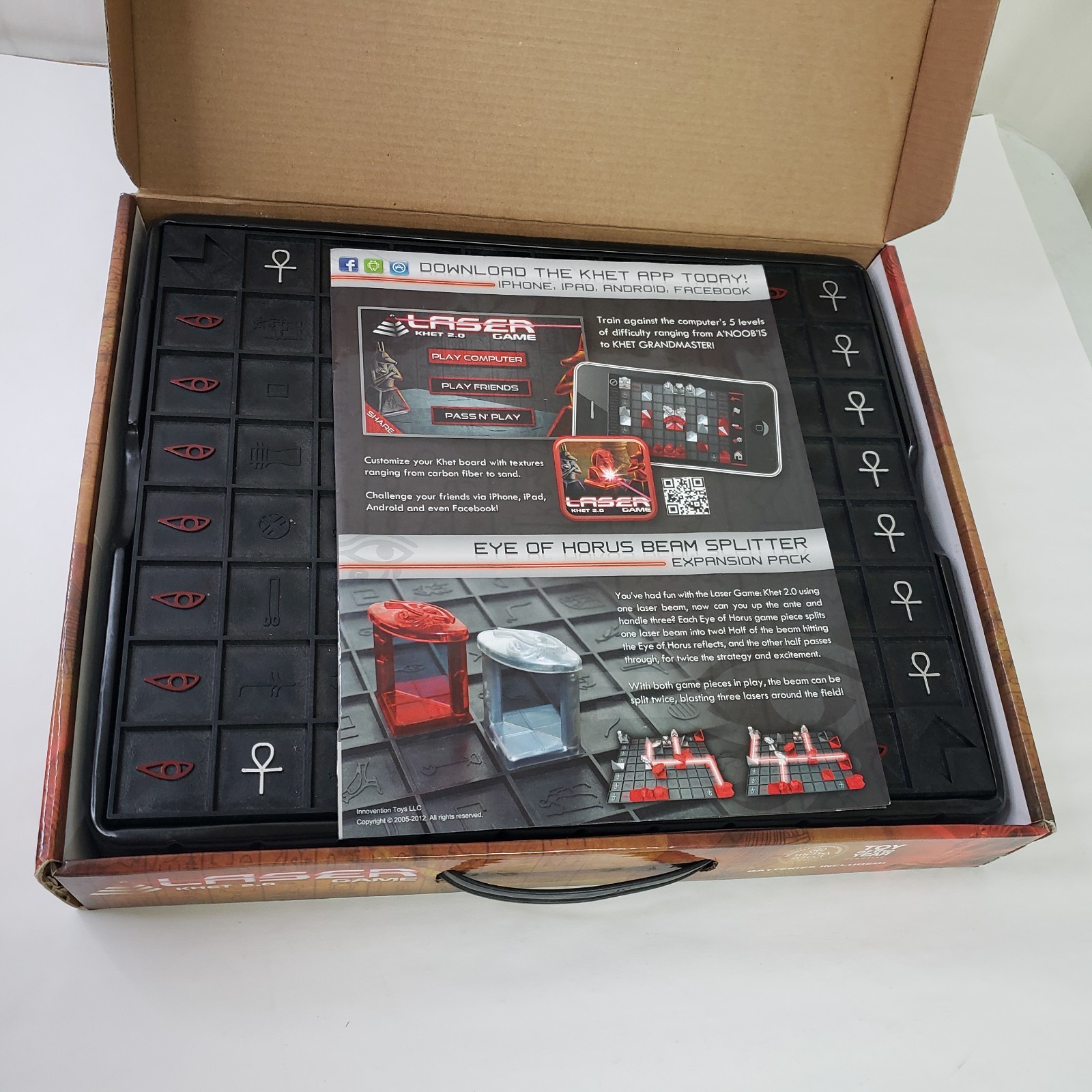 Khet 2.0 Laser Board Game Strategy MensaSelect Toy of the Year 2 Players Age 9+