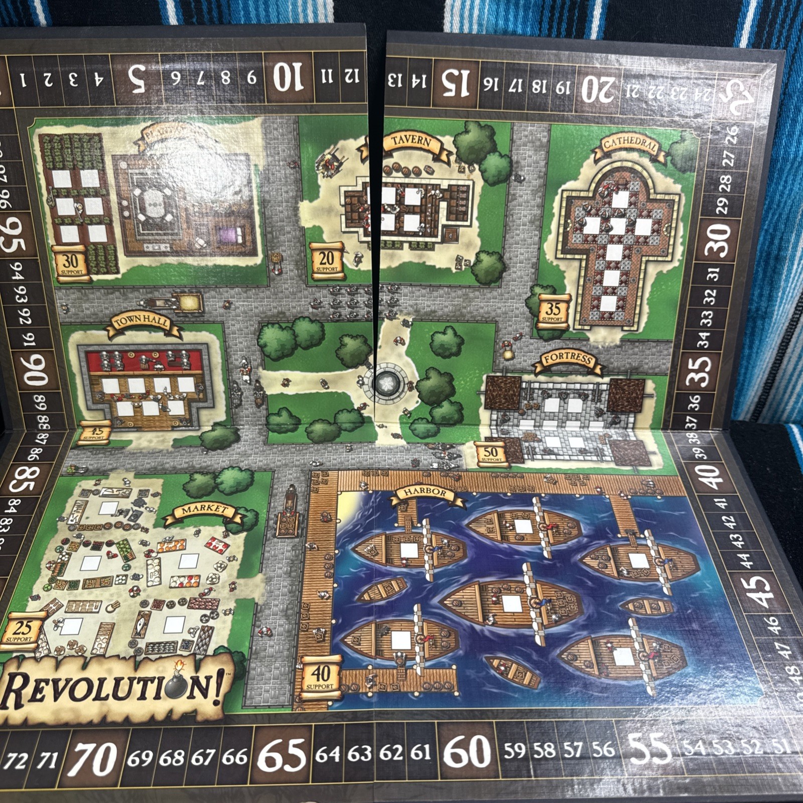 Revolution! Board Game Steve Jackson Complete – First Edition – First Print –
