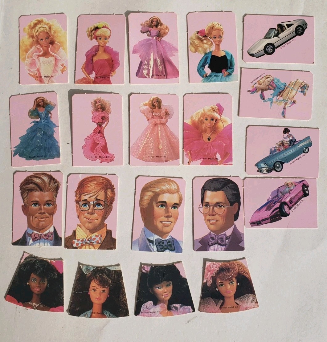 Vtg 1991 Barbie Queen Of The Prom Board Game COMPLETE 1990’s Edition Golden Game