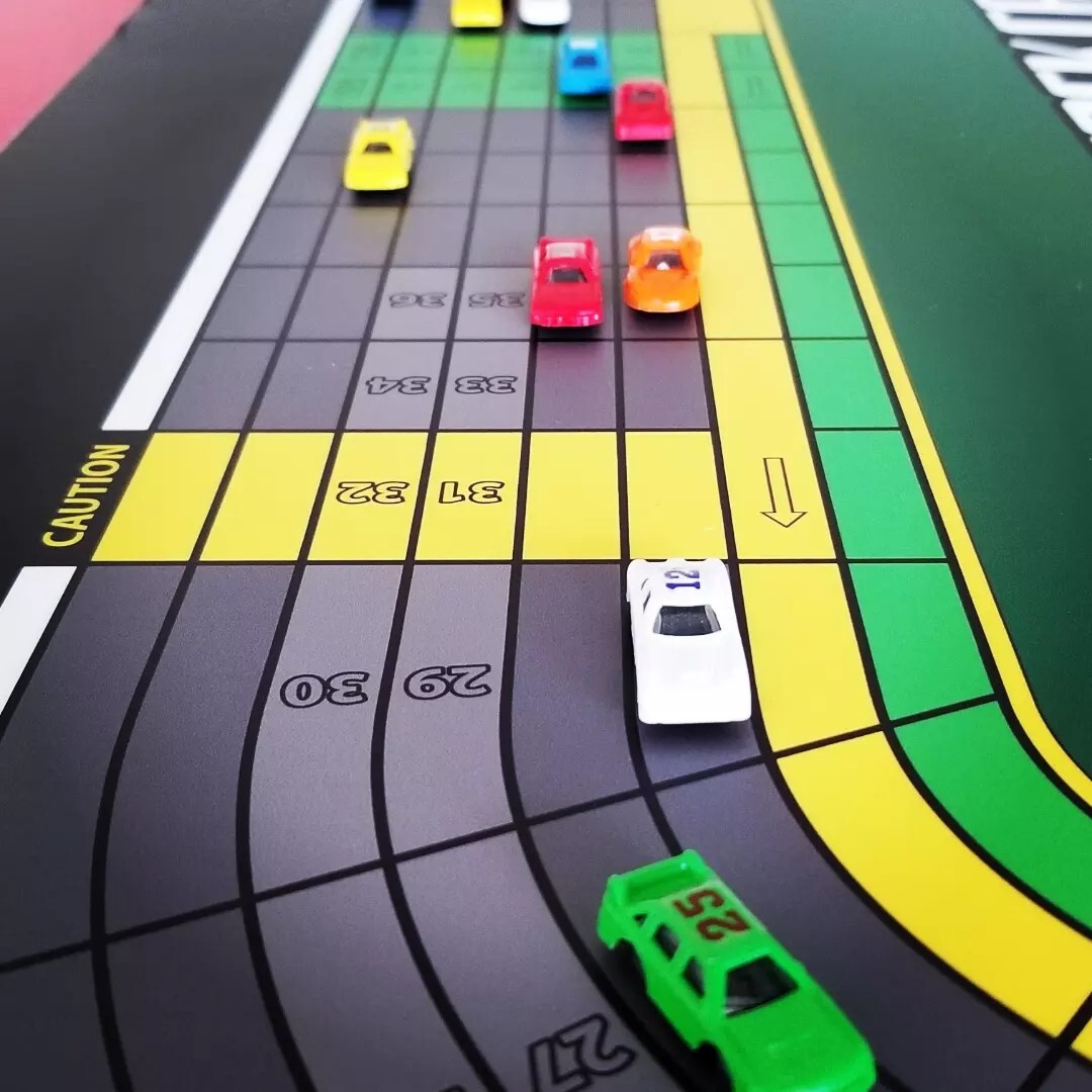Racing Board Game. Limited Edition Stock Car Racing Team Game.