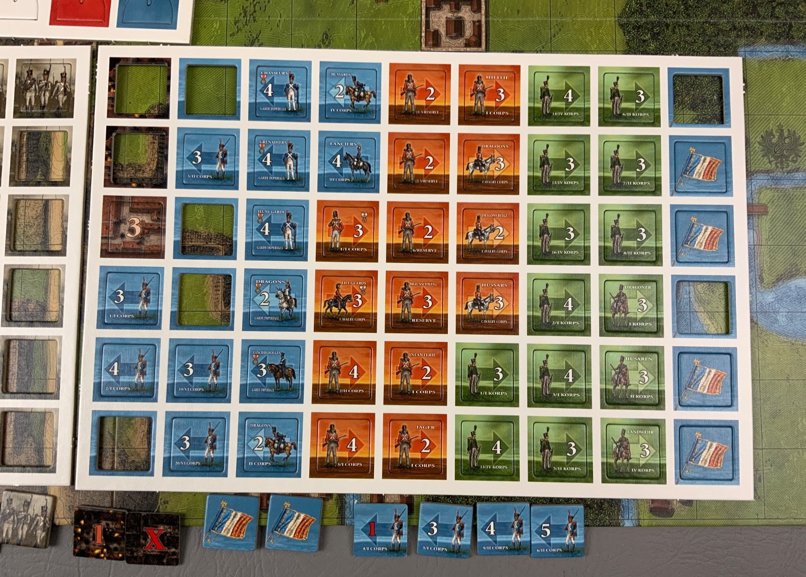 Waterloo Napoleon’s Letzte Schlacht – Strategy Board Game – Phalanx 2002