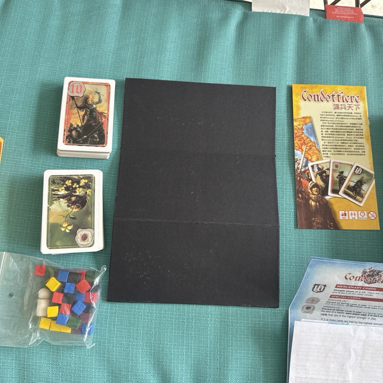 Condottiere Chinese Edition Fantasy Flight Games 2007 Complete