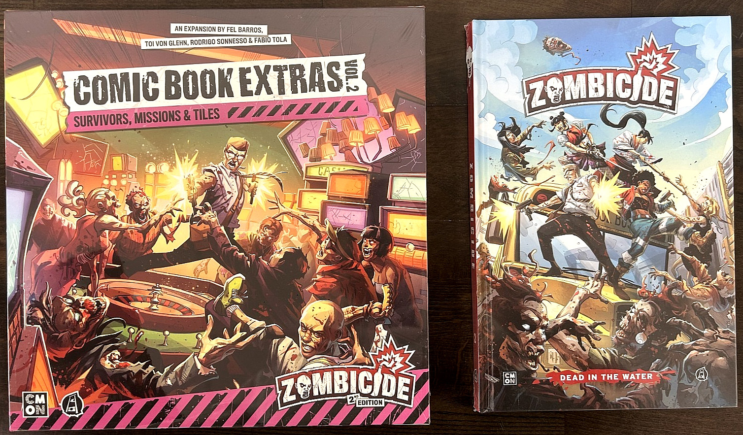 CMON – Zombicide Dead in the Water + Comic Book Extras Vol. 2 Bundle – NIS!