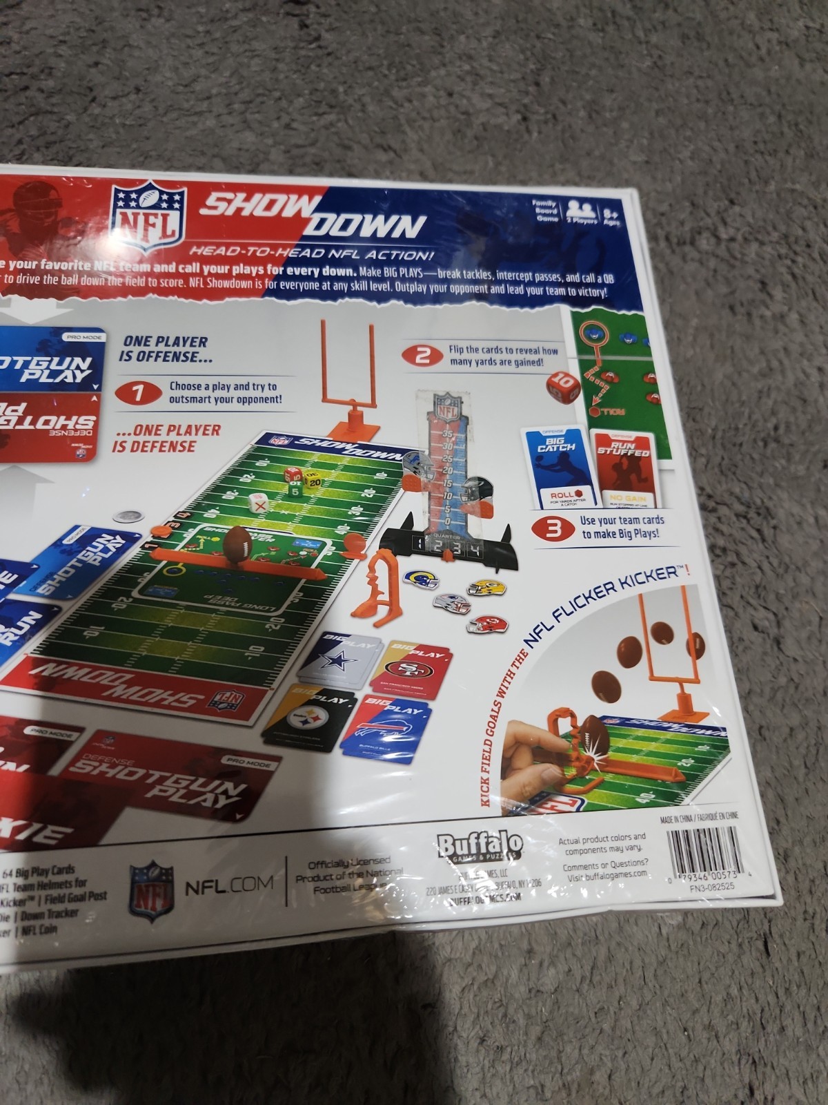 NFL Football Board Game SHOWDOWN You Call The Plays by Buffalo Games New