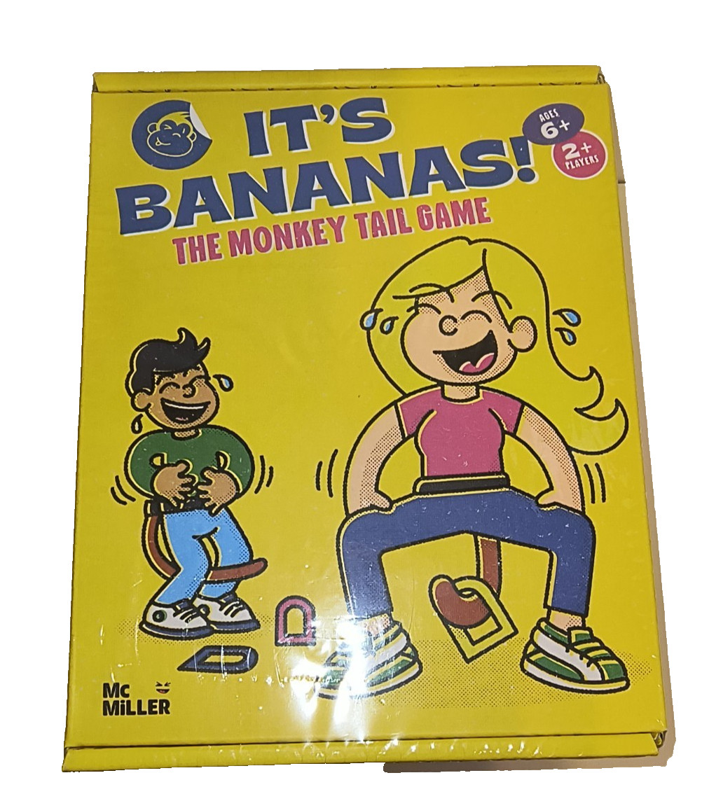 It’s Bananas! The Monkey Tail Game – Funny Family & Party Game for Kids & Adults