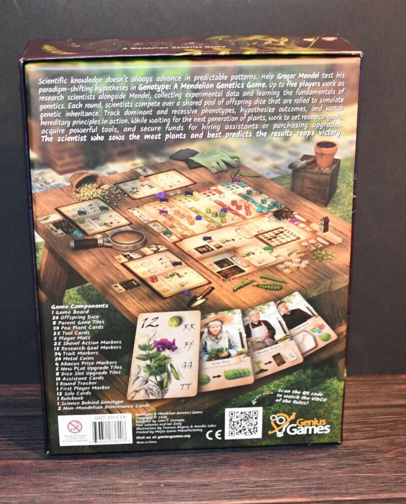 Genotype | Board Game | Collector’s Edition | Rare OOP | VG
