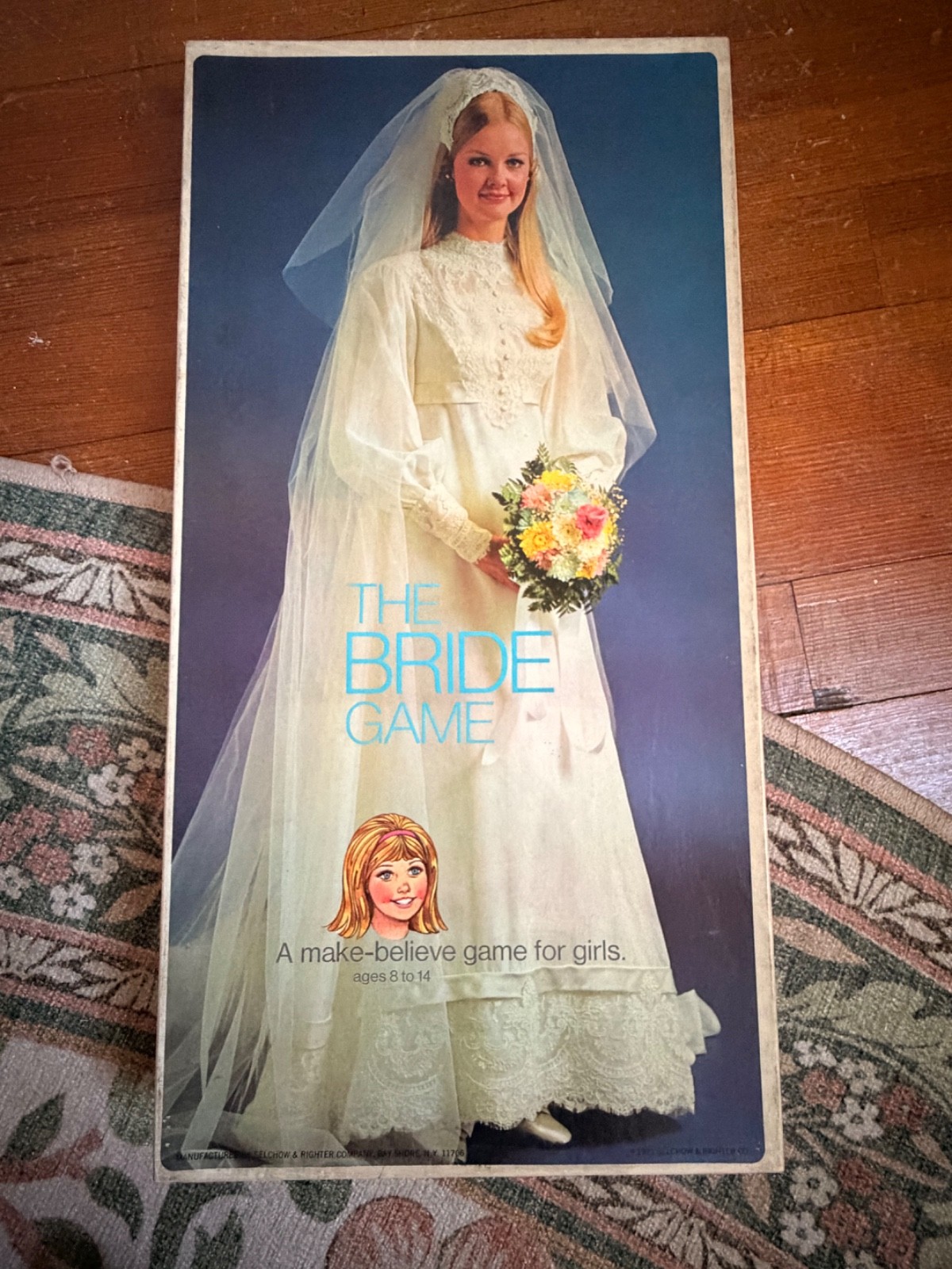 Vintage 1971 The Bride Game Make Believe For Girls Selchow Righter USA COMPLETE