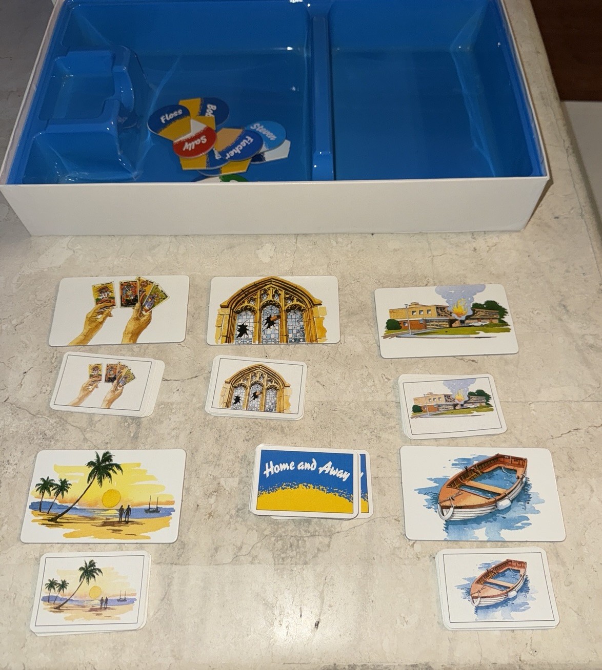 Home & Away Australian TV Show Board Game W/Characters From Summer Bay Complete