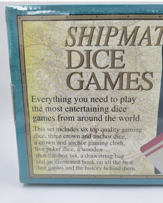 Shipmates Dice Games From Around the World- House of Marbles. New! Sealed!