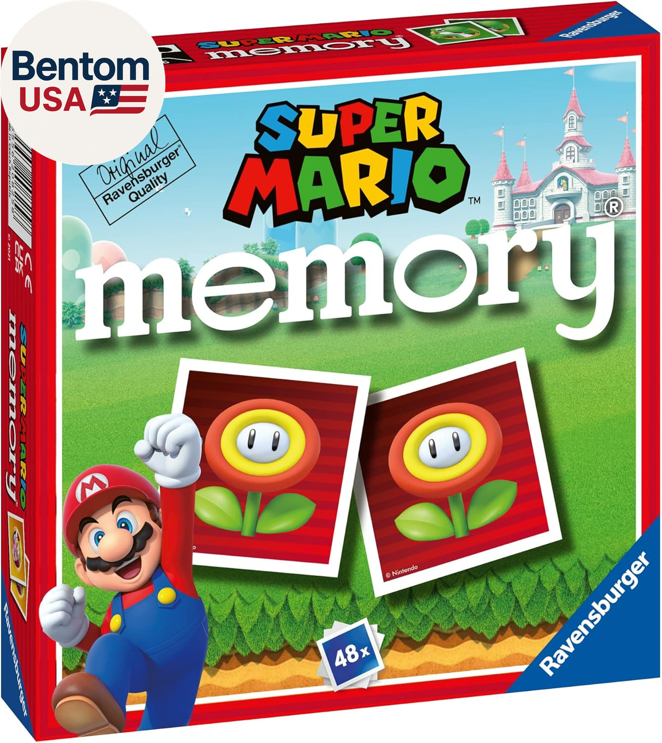 Ravensburger – Memory Super Mario, Board Game, Memory Game for Children 3 Years