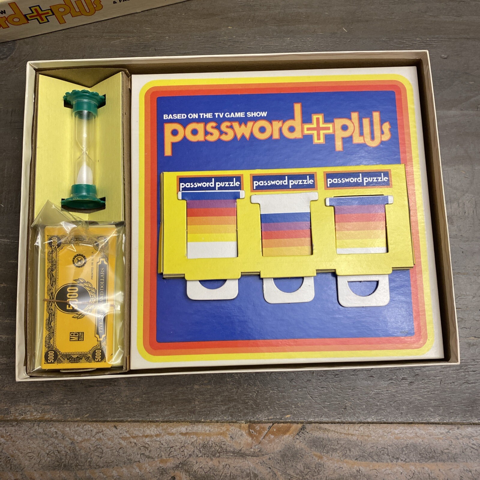 1978 Milton Bradley Password Plus Board Game First Edition Complete