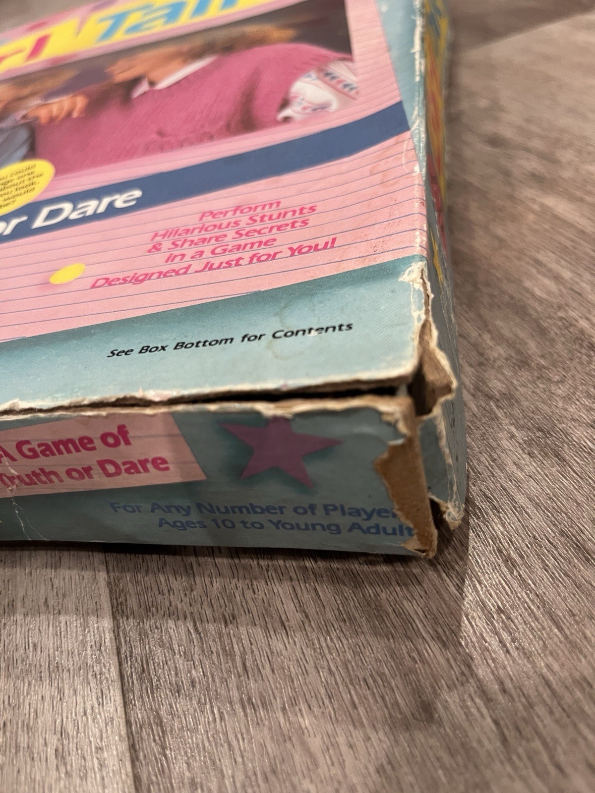 Vintage 1988 Girl Talk Board Game Golden