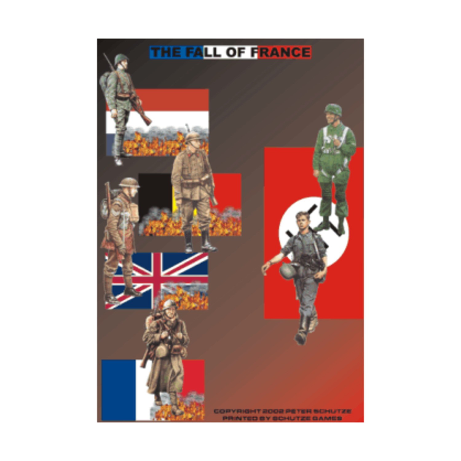 Schutze Wargame Fall of France (1st Ed) Bag EX