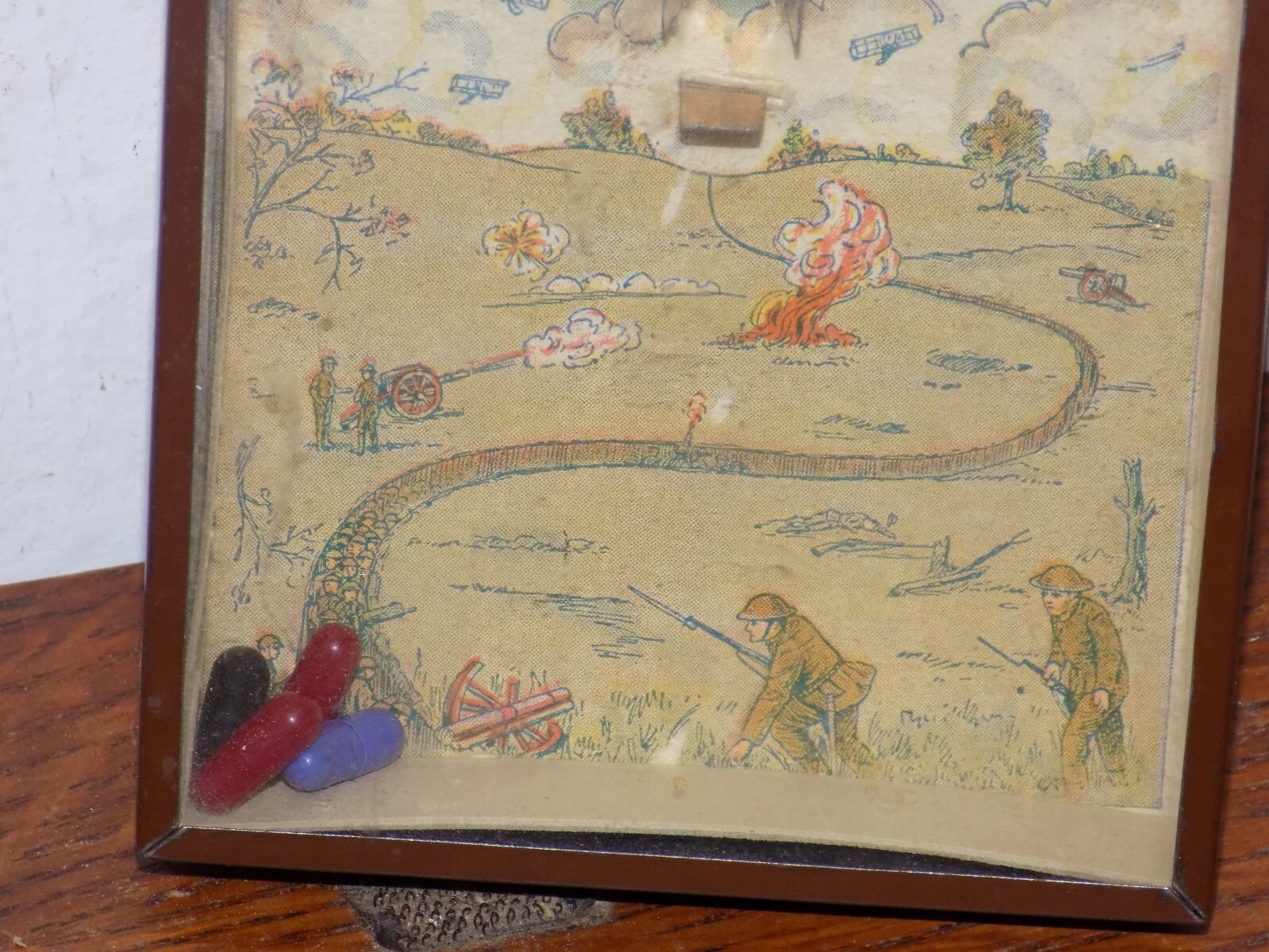 Vintage Cootie Game WWI Irvin Smith Company Dexterity Game