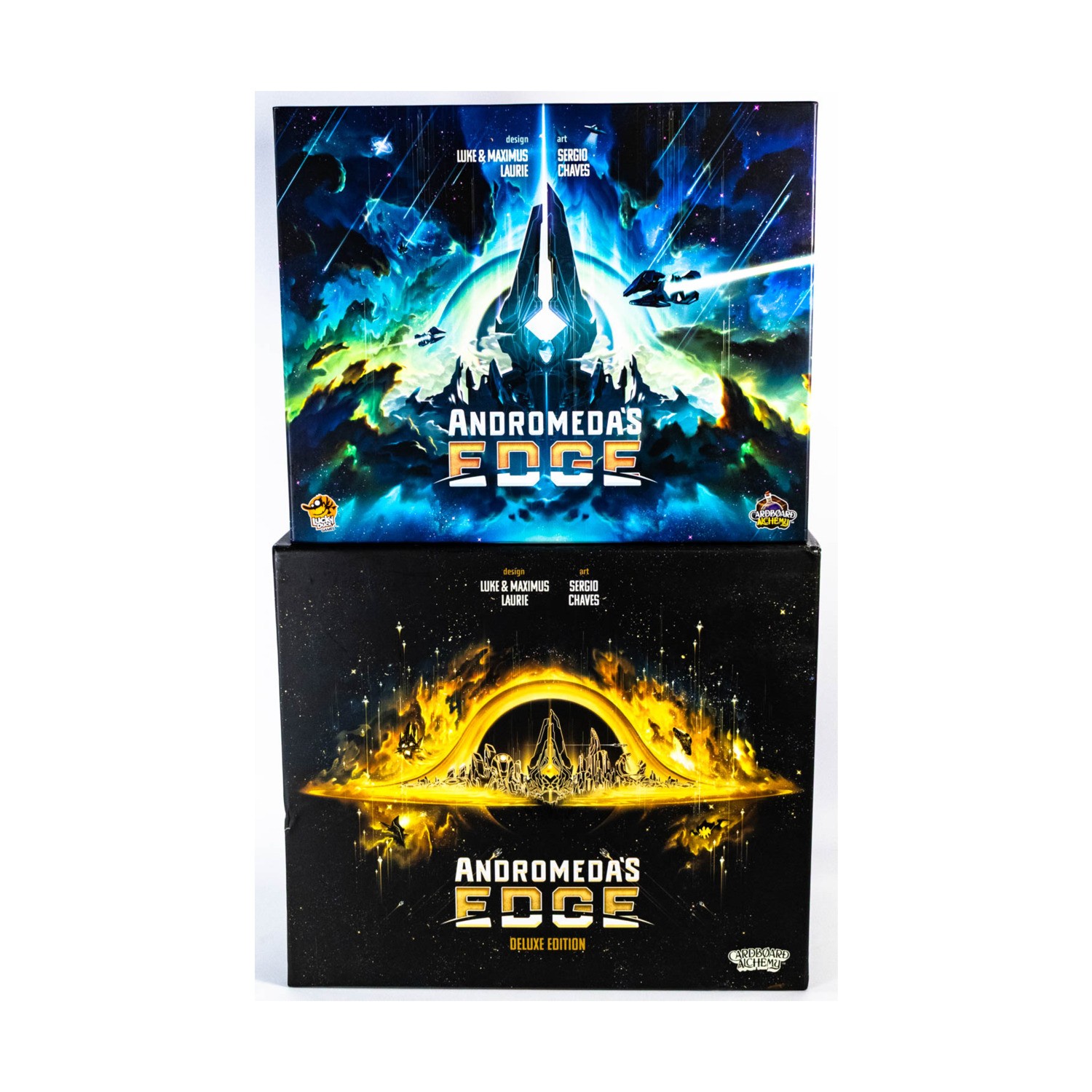 Cardboard Andromeda’s Edge Collection #1 – Base Game + 2 Expansions + VG+/NM