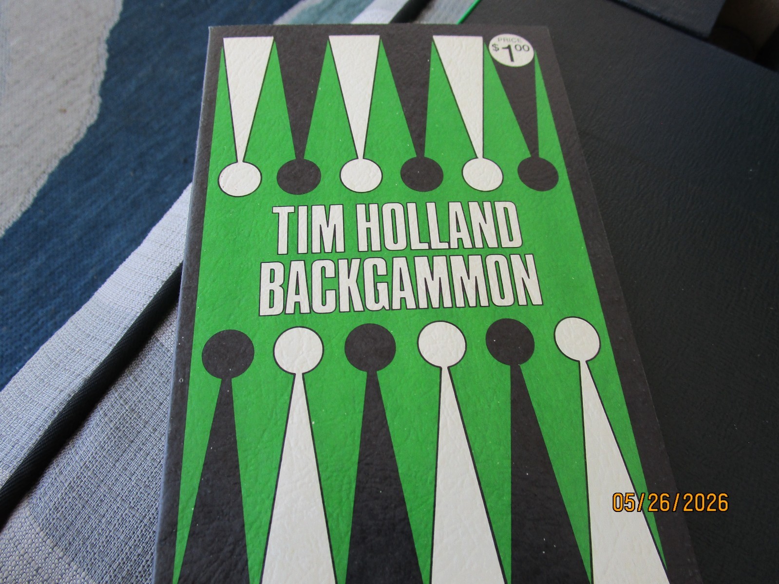 Reiss Backgammon Game, Complete, 1975