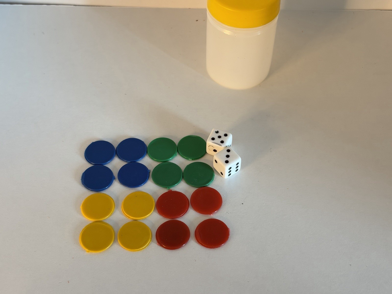 Ludo Board Game 9x 9inches With 2 Dice and Seeds