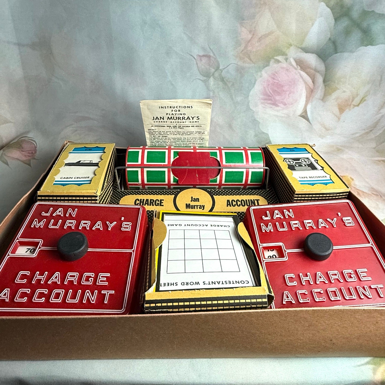 Vintage 60s Lowell Toy Jan Murray’s TV Word Game Board Game