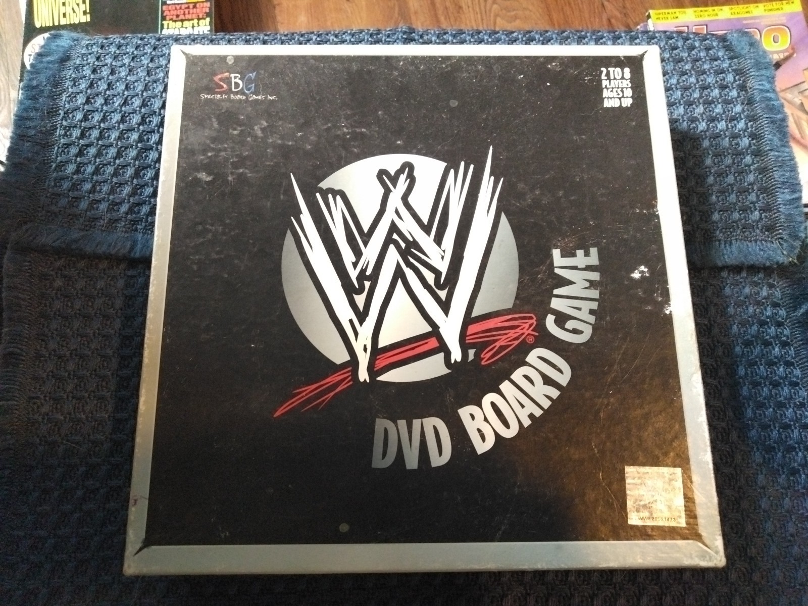 WWE DVD Board Game 2-8 Players Raw SmackDown 2005
