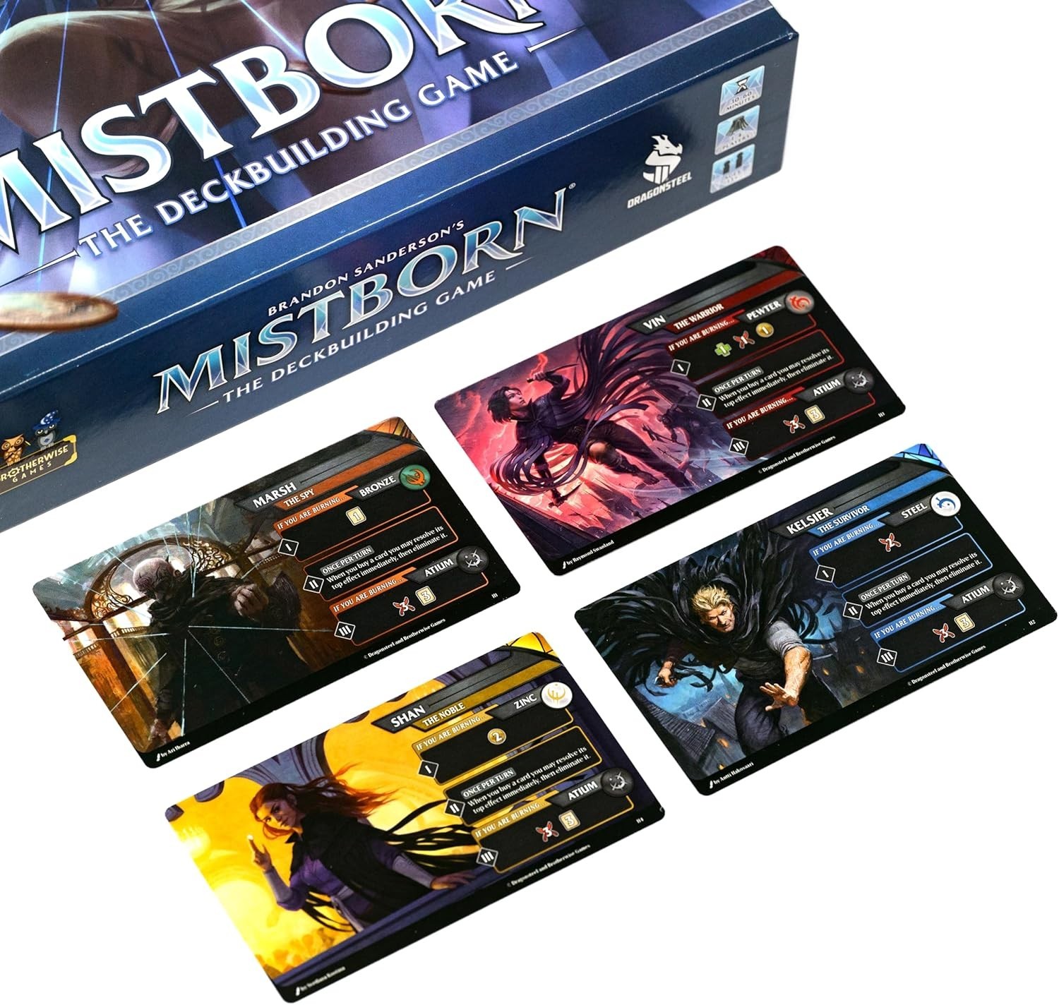 Mistborn The Deckbuilding Game Brotherwise BGM 269 Brandon Sanderson Card Board