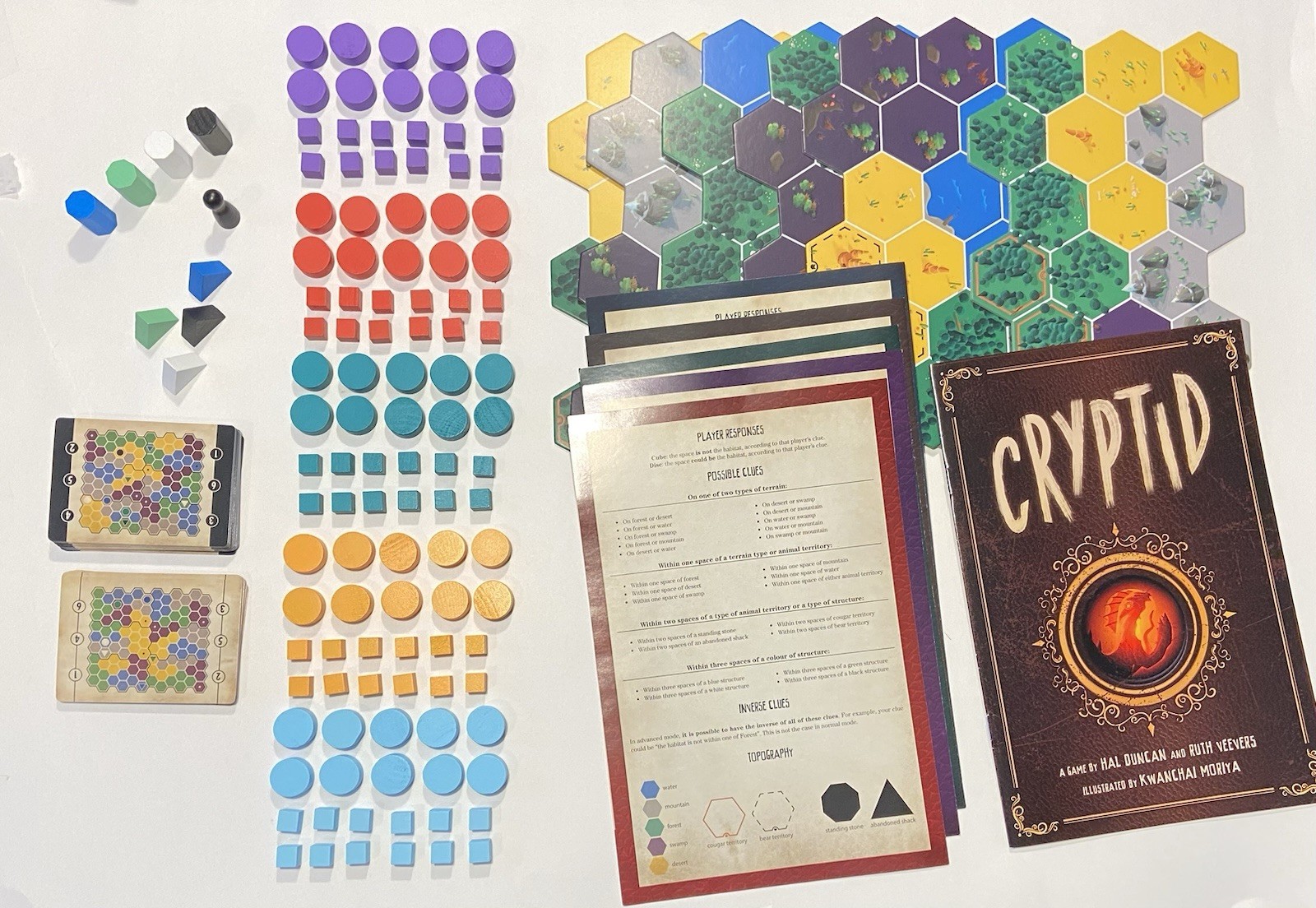 Cryptid (Osprey Games, 2018) Board Game – Great Condition – 100% Complete
