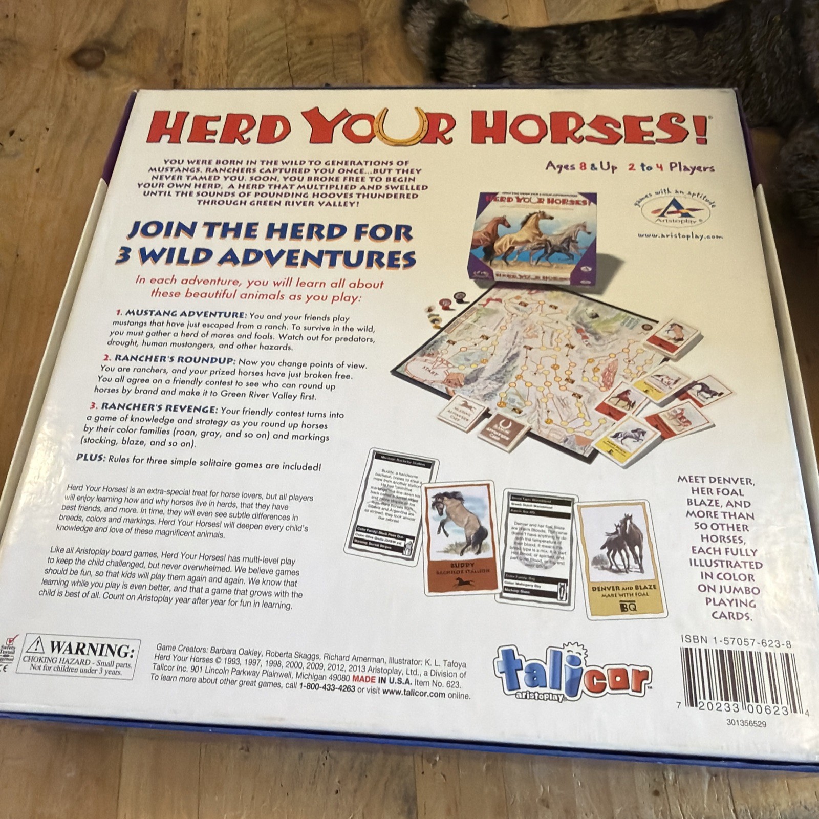 Herd Your Horses Board Game 2018 Talicor Complete Meet Denver Her Foal Blaze Fun