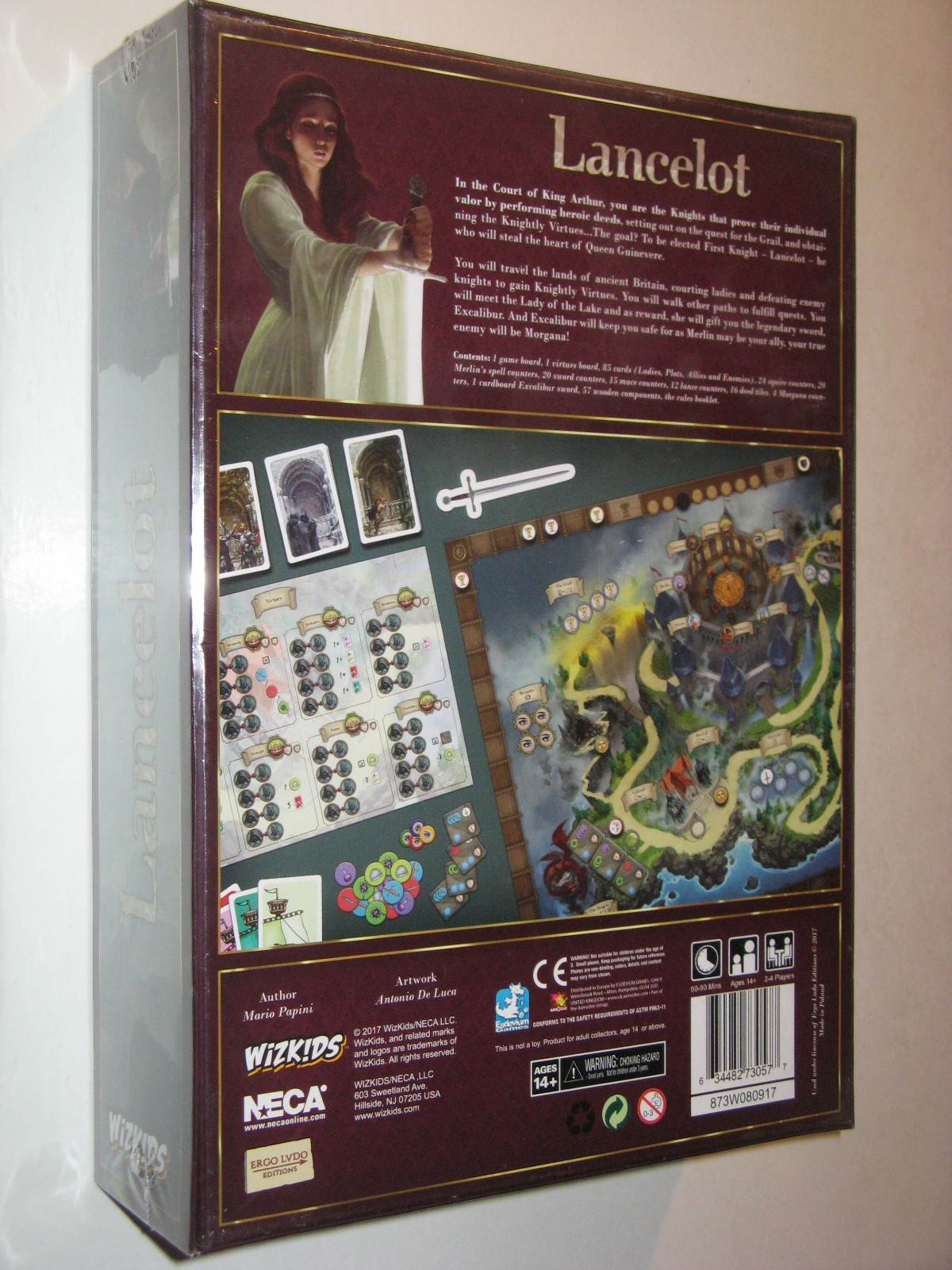Lancelot SW King Arthur knights board game WizKids/NECA