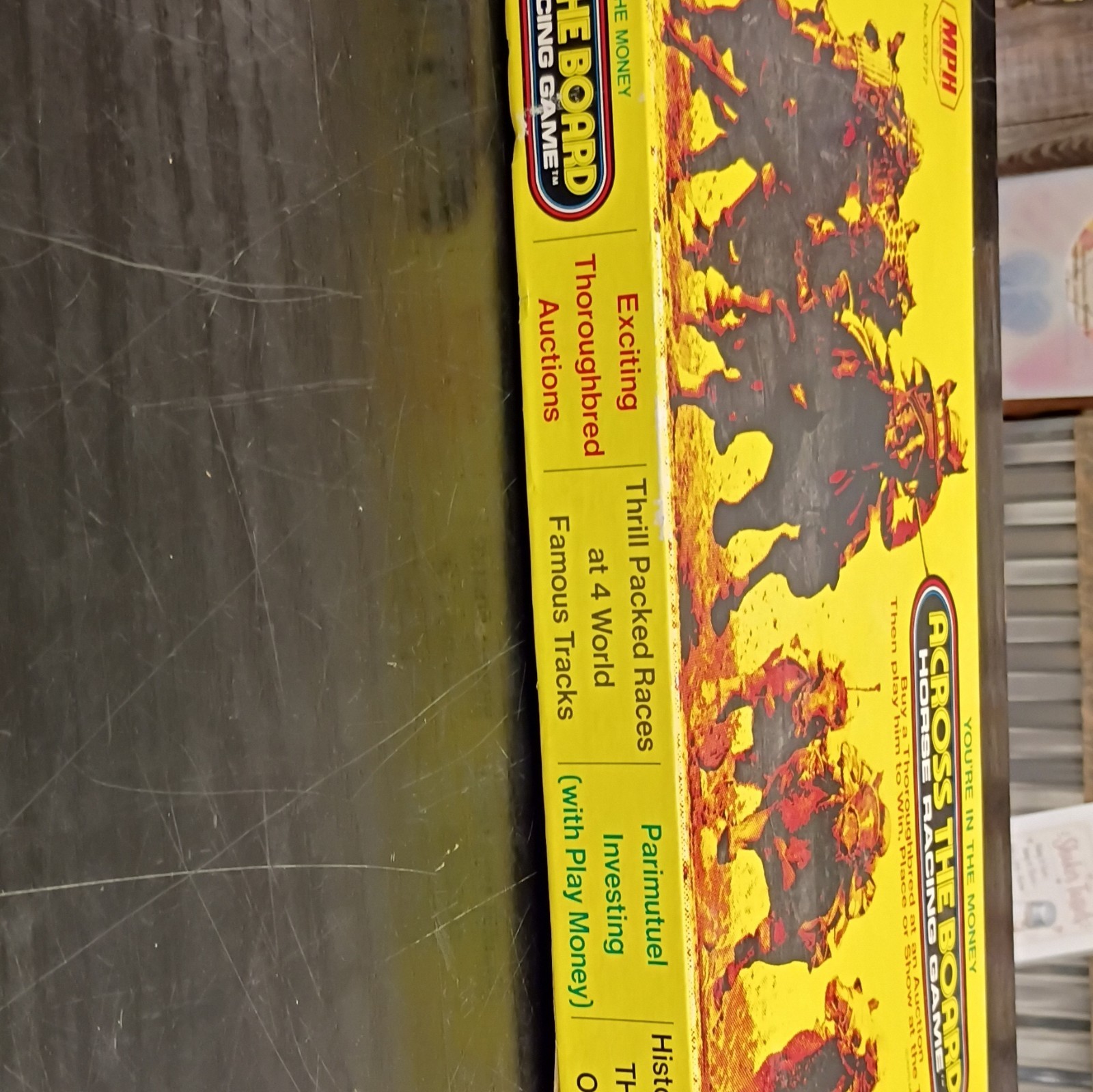 MPH Across the Board Horse Racing Board Game Complete, 2+ Players, Ages 8+, 0077