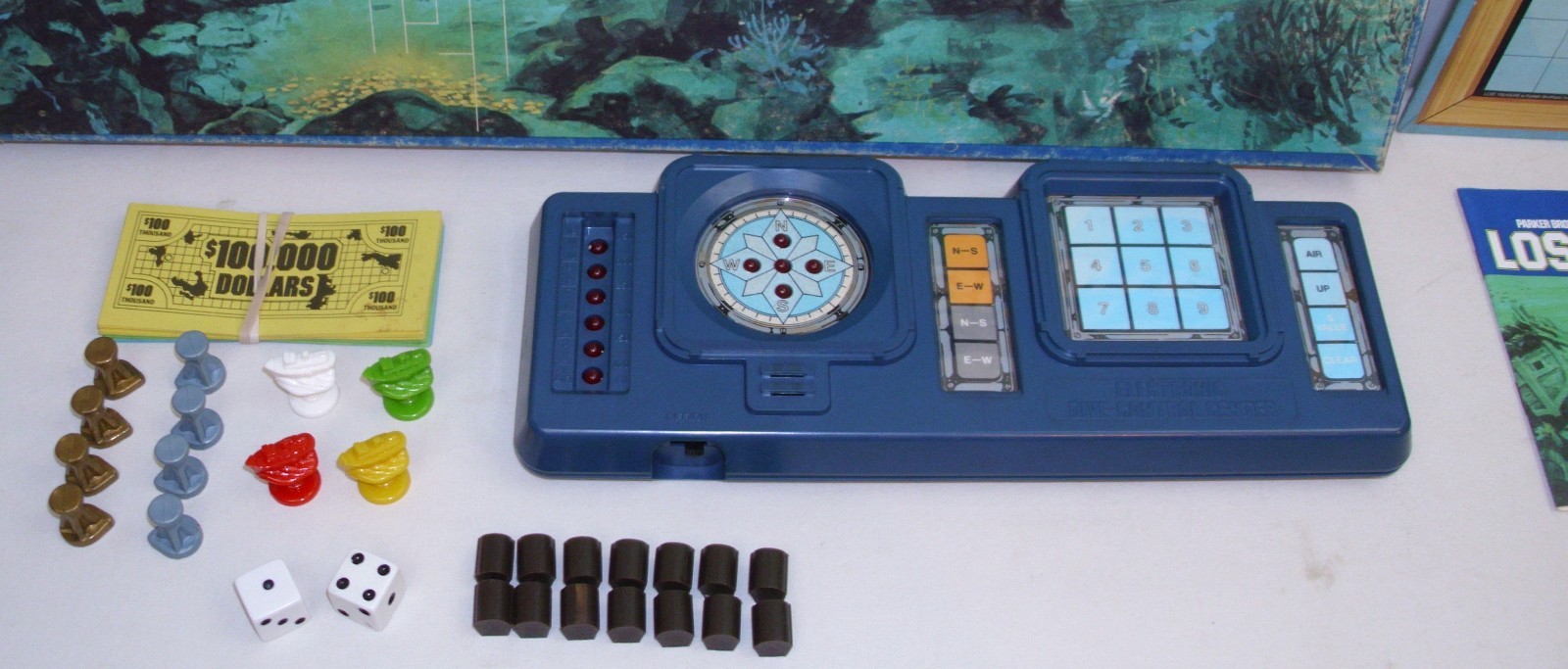 LOST TREASURE ELECTRONIC BOARD GAME PARKER BROTHERS WORKS BOXED