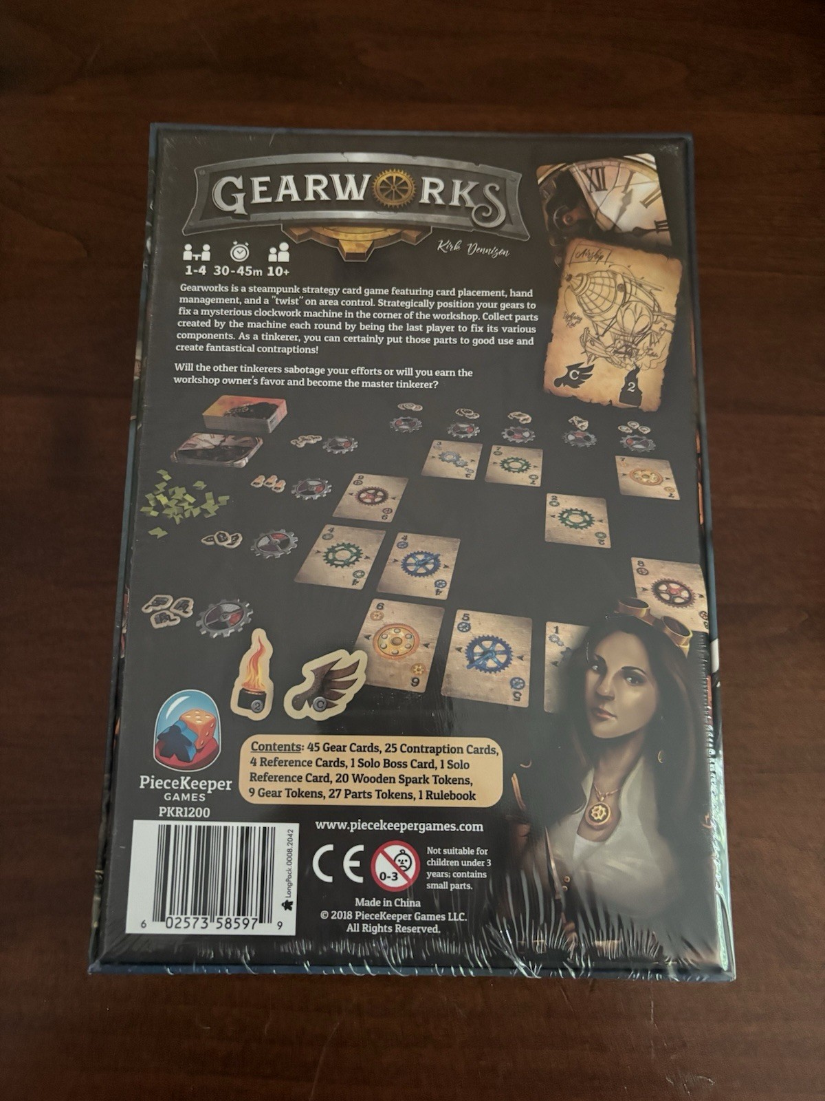 New Sealed Gear Works A Steampunk Card Game