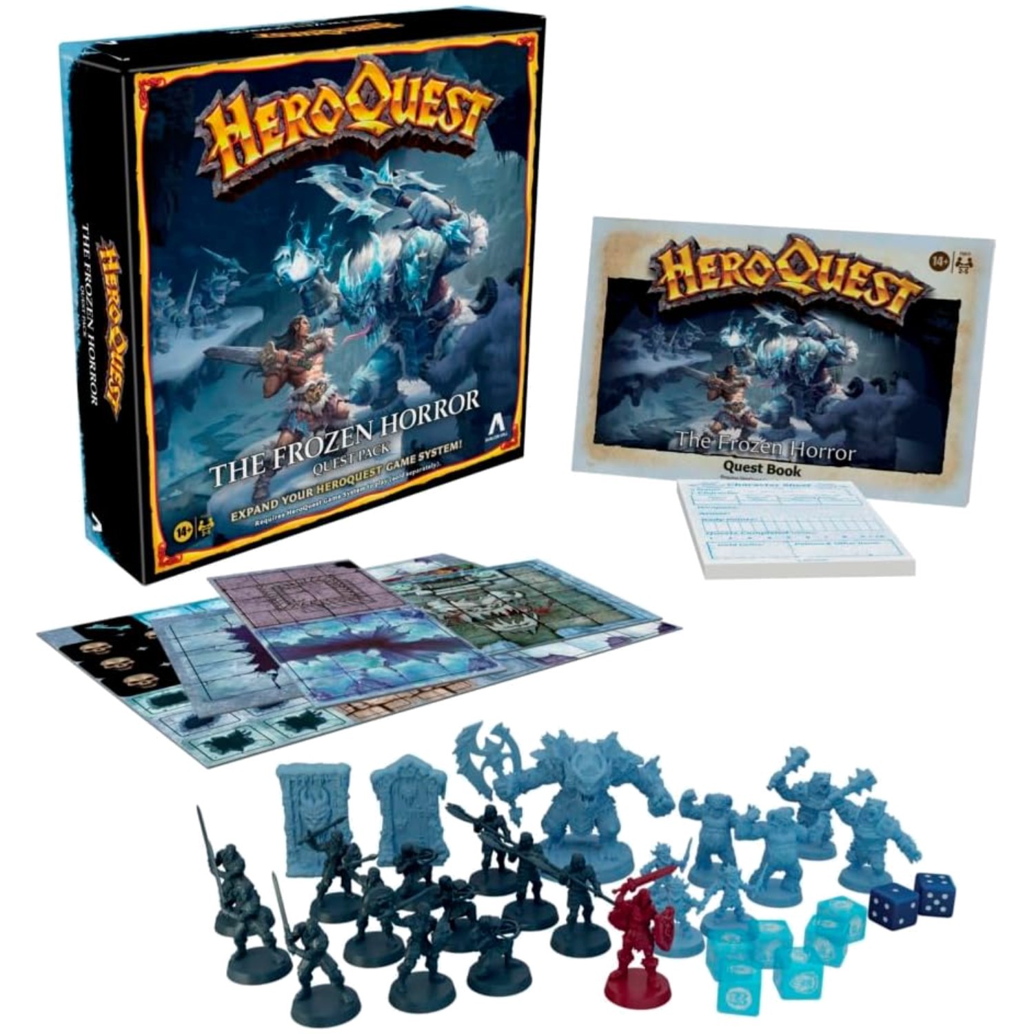 The Frozen Horror Quest Pack for HeroQuest – 21 Miniatures & Immersive Gameplay