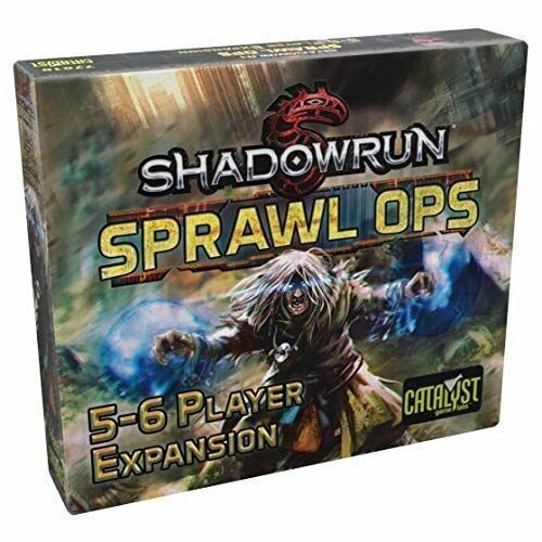 SHADOWRUN SPRAWL BOARD GAME EXPANSION OPS 5-6 PLAYER NEW
