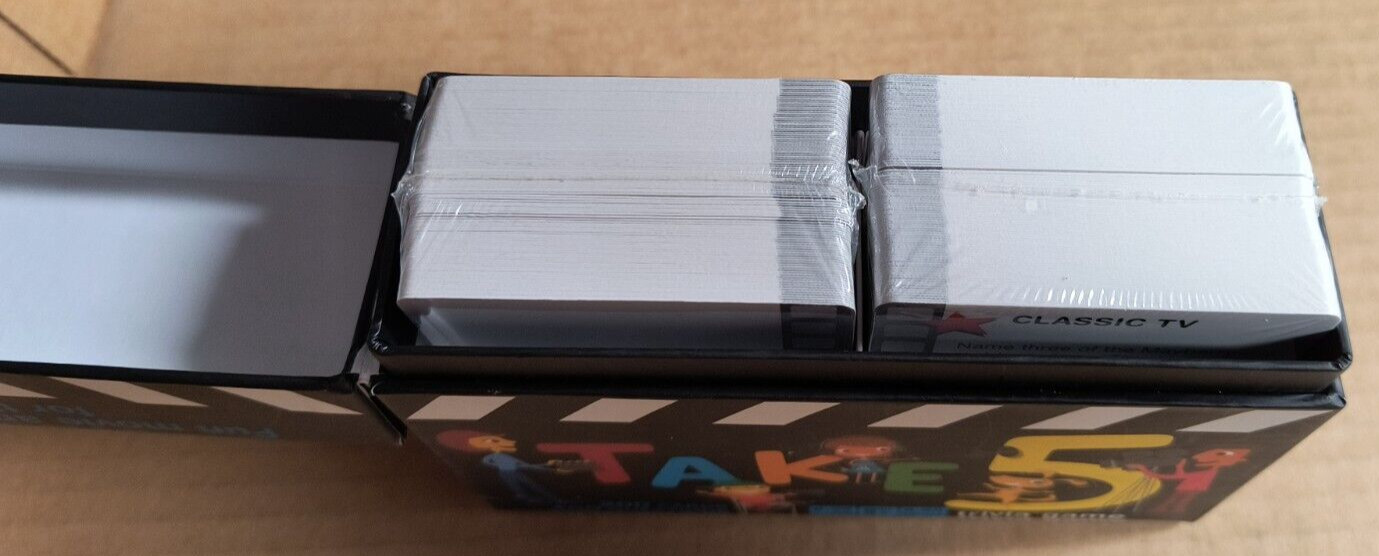 Take 5 Card Game – Fun Movie and TV Trivia Game for the Whole Family-UNPLAYED