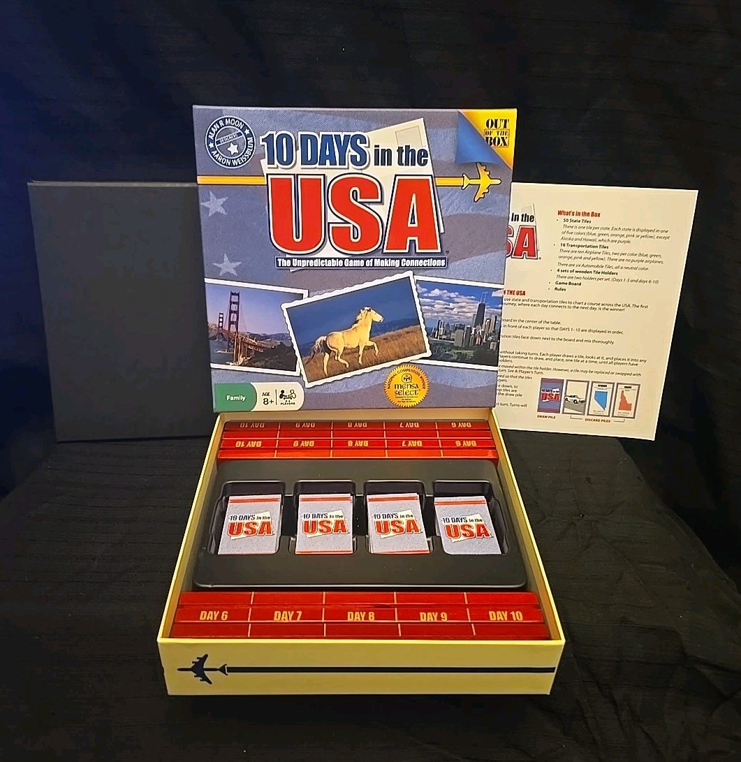 10 Days in the USA – Out of the Box – Complete and Excellent Condition