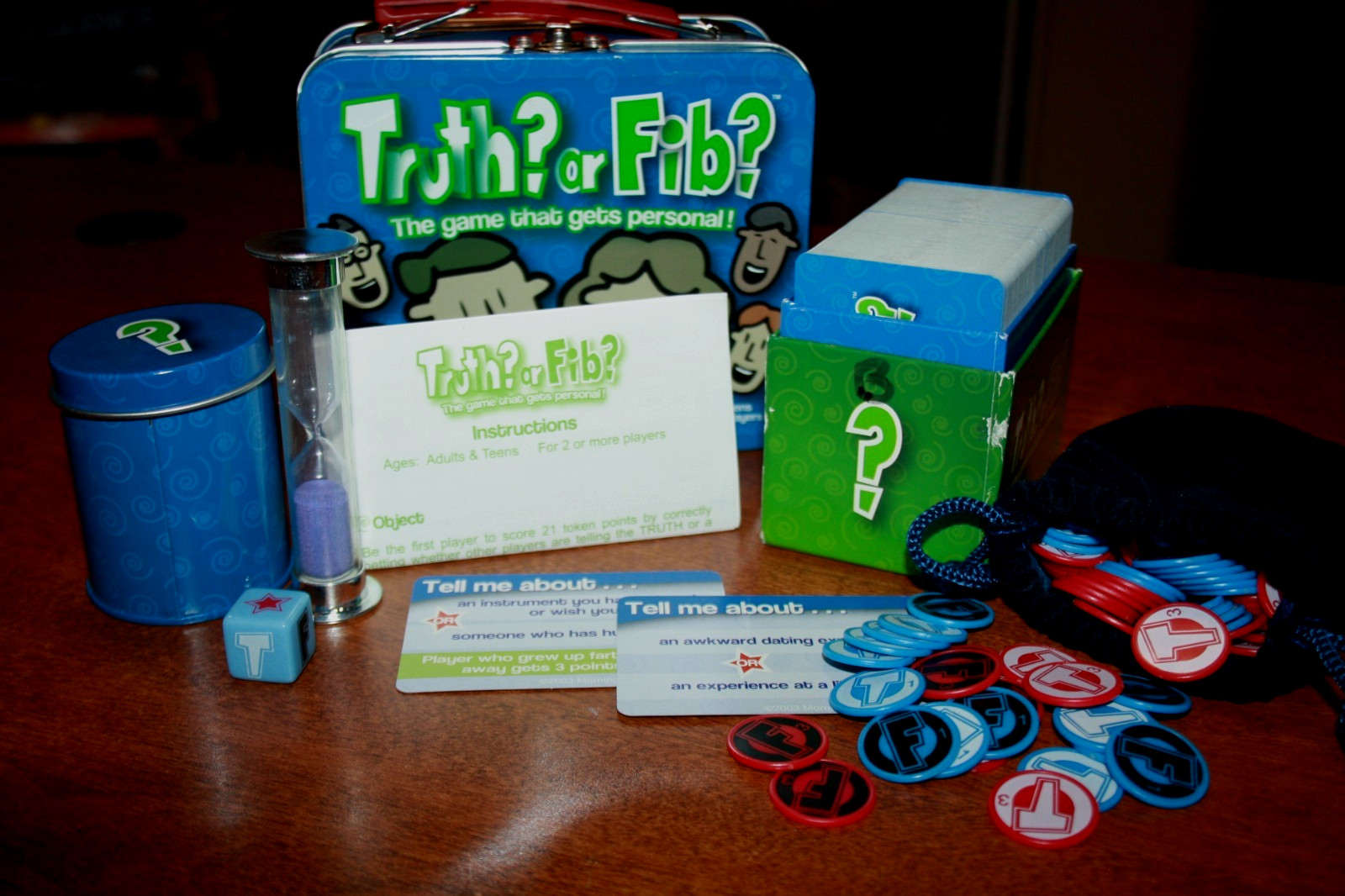 Truth? or Fib? Game that Gets Personal! Adults & Teens – Morning Star Games 2003