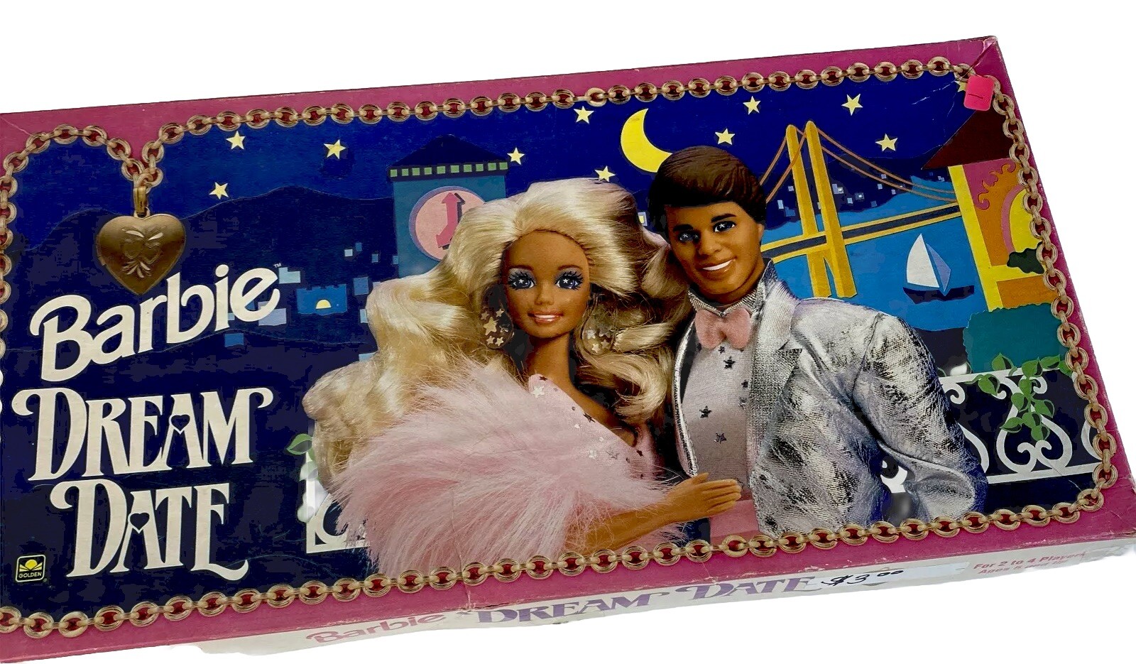 Vtg BARBIE DREAM DATE Golden Mattel Board Game Incomplete Replacement Parts