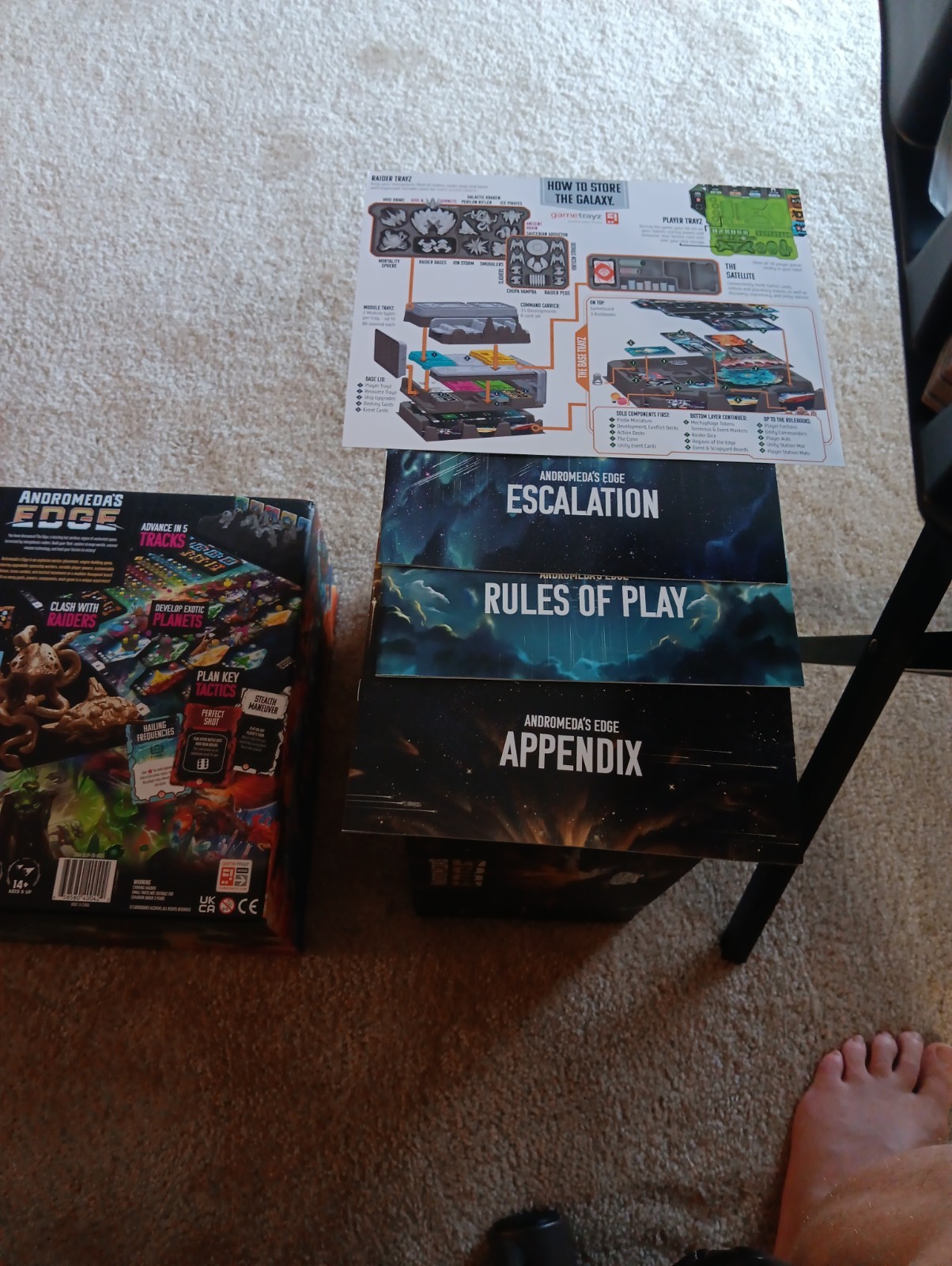Andromeda’s Edge Deluxe Edition New Open Box Looks Complete See Pictures Rd Desc