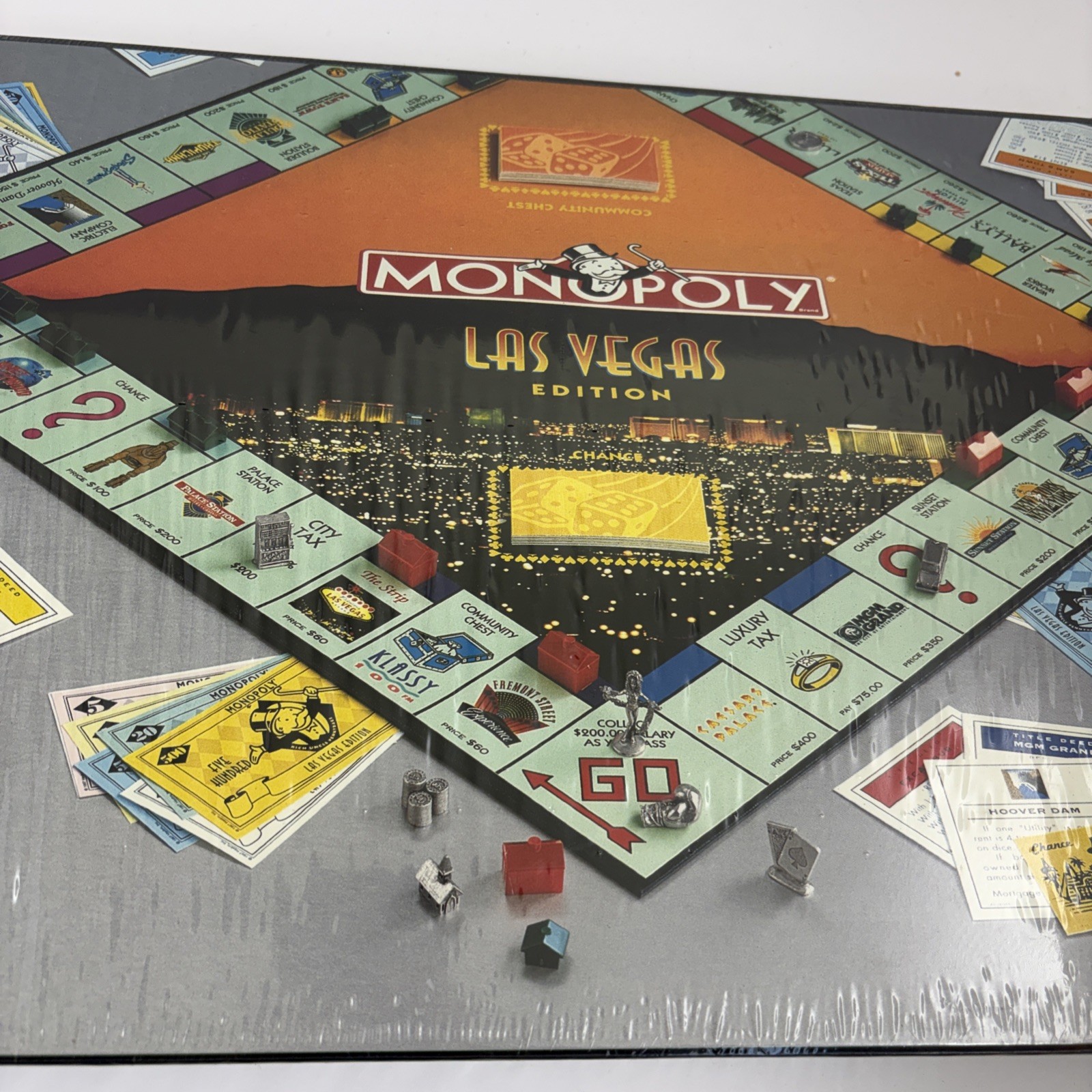 Monopoly Las Vegas Edition Parker Brothers 1997 New Still Sealed Box